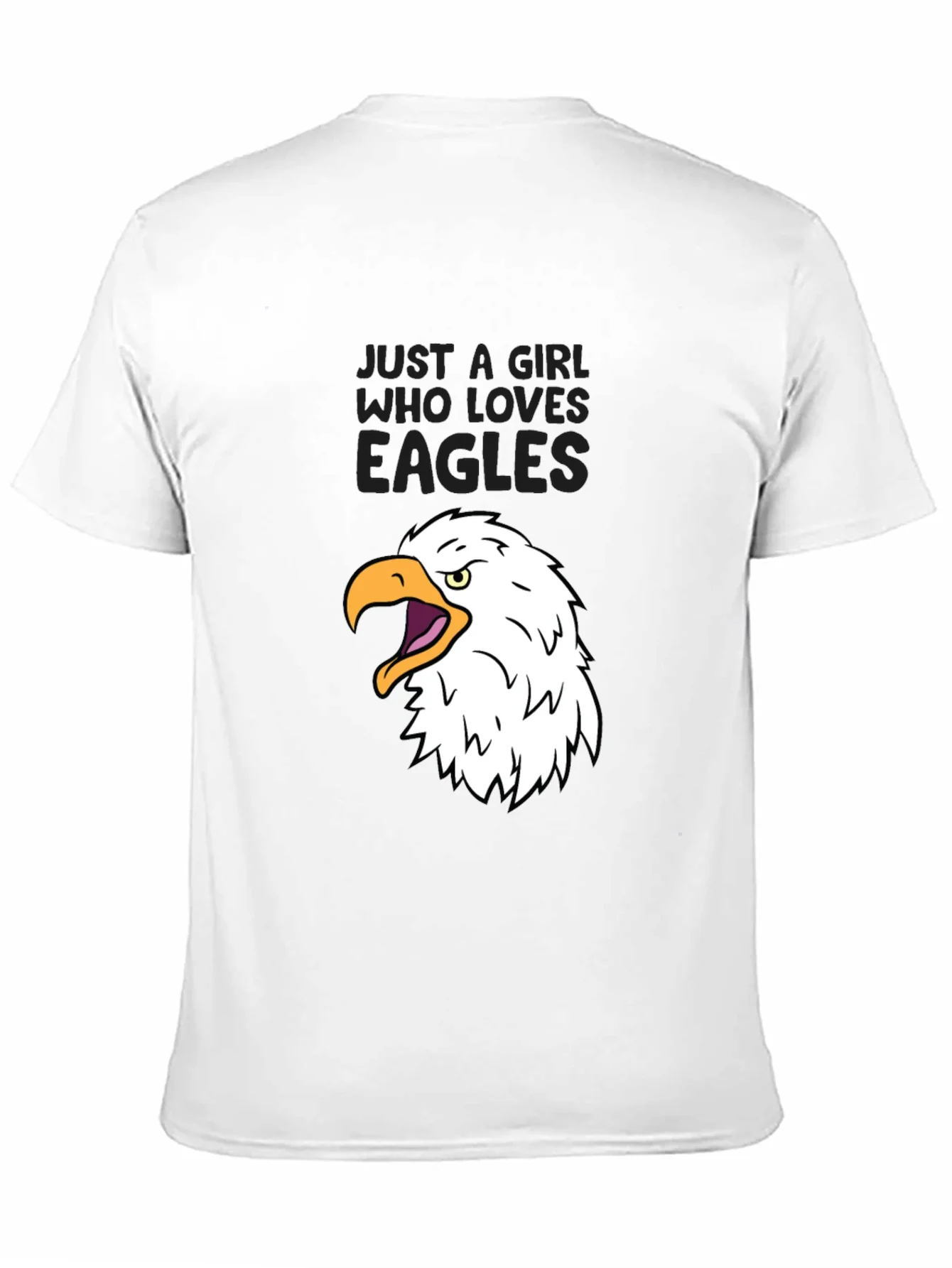 Just a Girl Who Loves Eagles T-Shirt