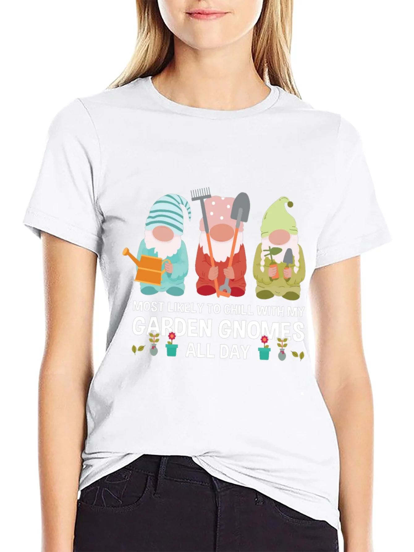 Garden Gnome T-Shirt - Chill All Day!
