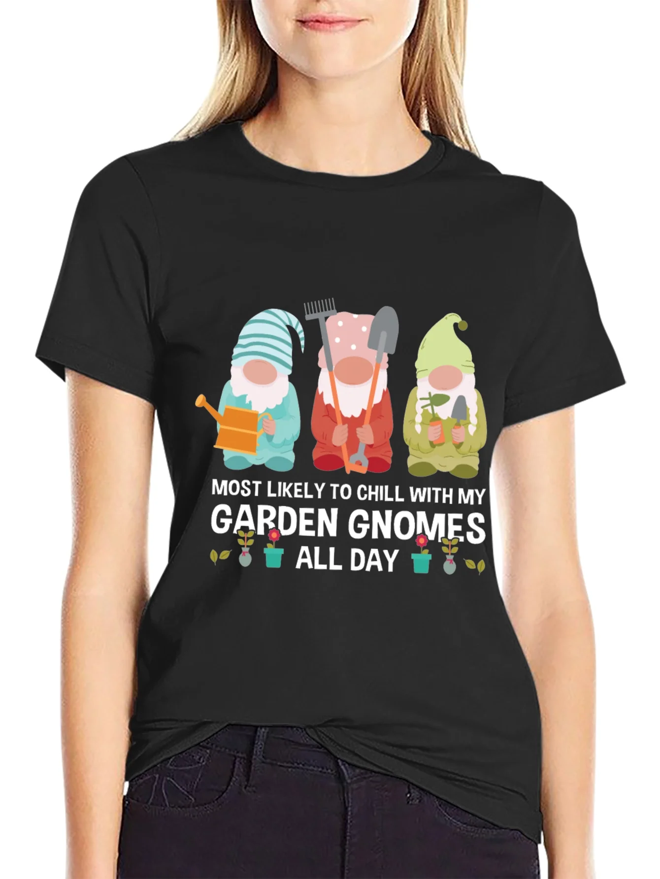 Garden Gnome T-Shirt - Chill All Day!