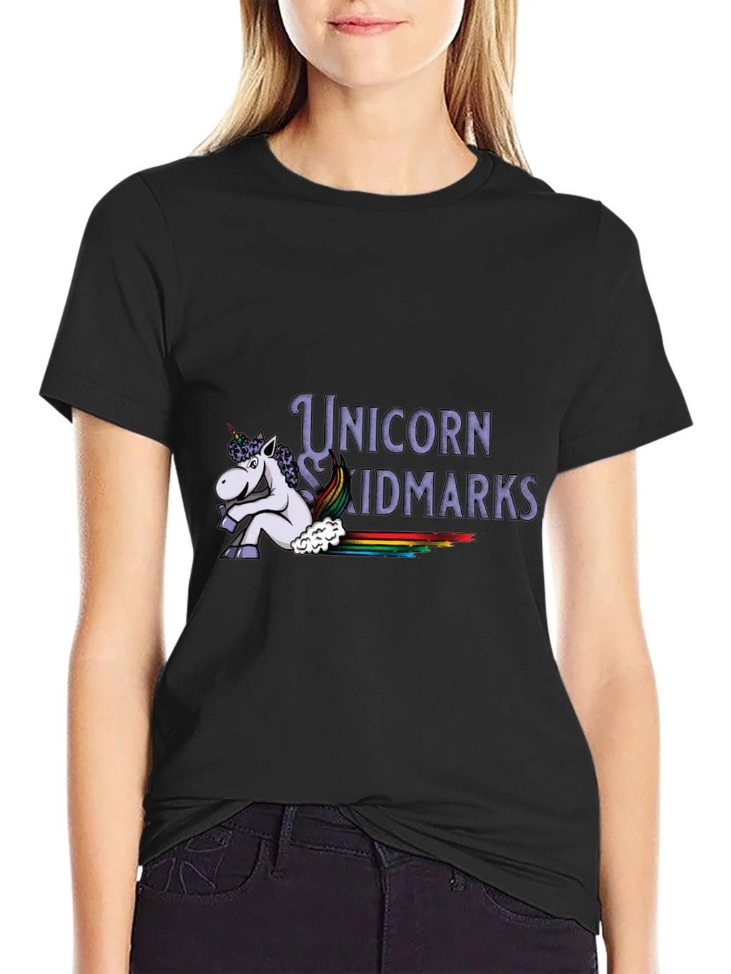 Unicorn Skidmarks Graphic T-Shirt