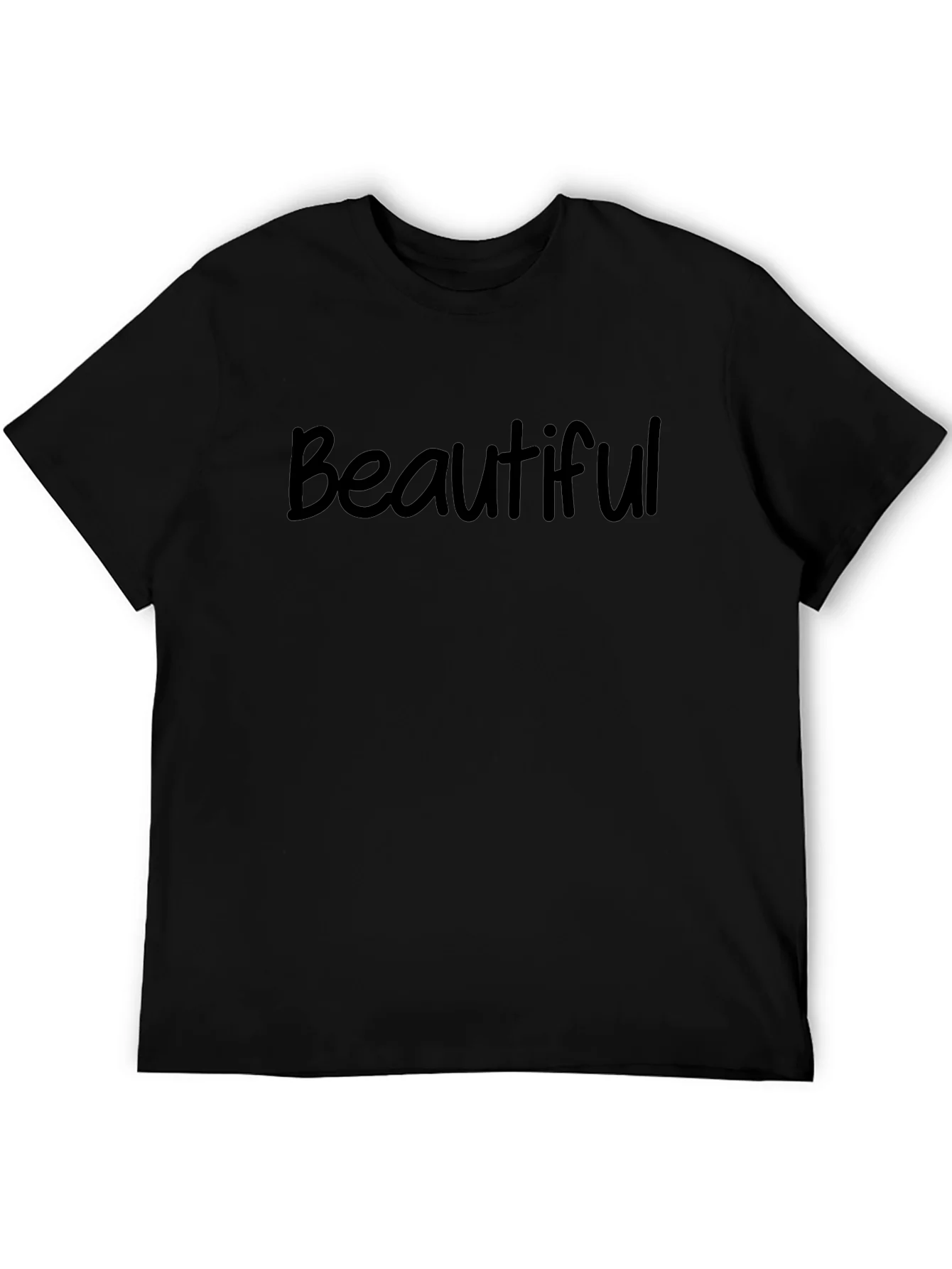 Beautiful Black T-Shirt - Stylish Casual Wear
