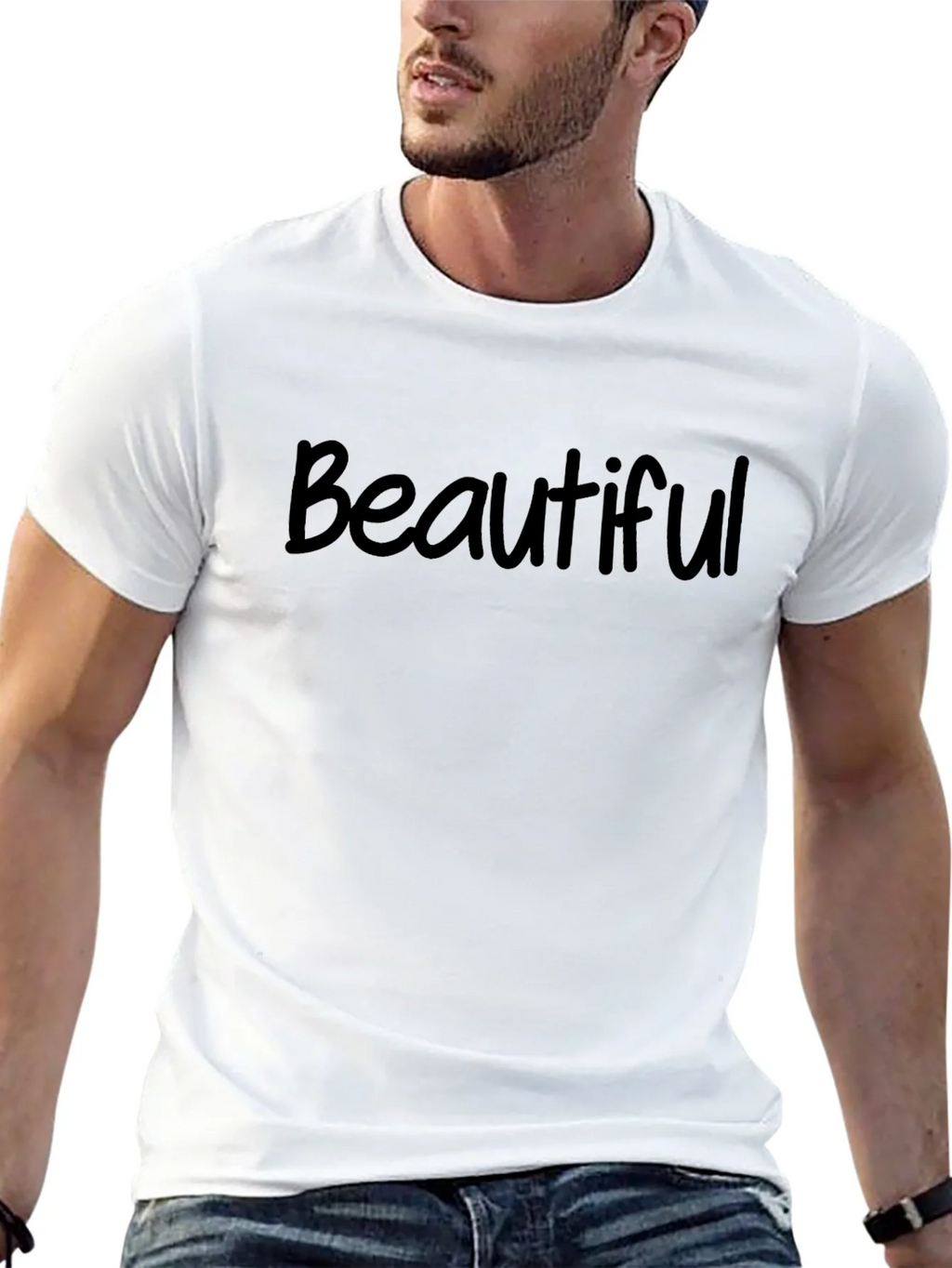 Beautiful Black T-Shirt - Stylish Casual Wear