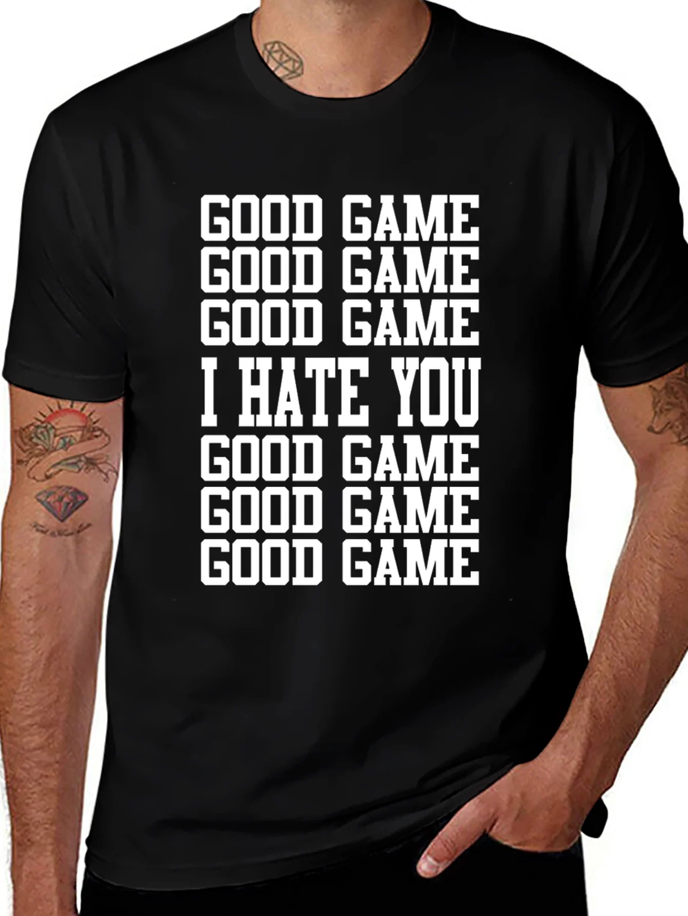 Good Game I Hate You T-Shirt - Funny Gamer Tee