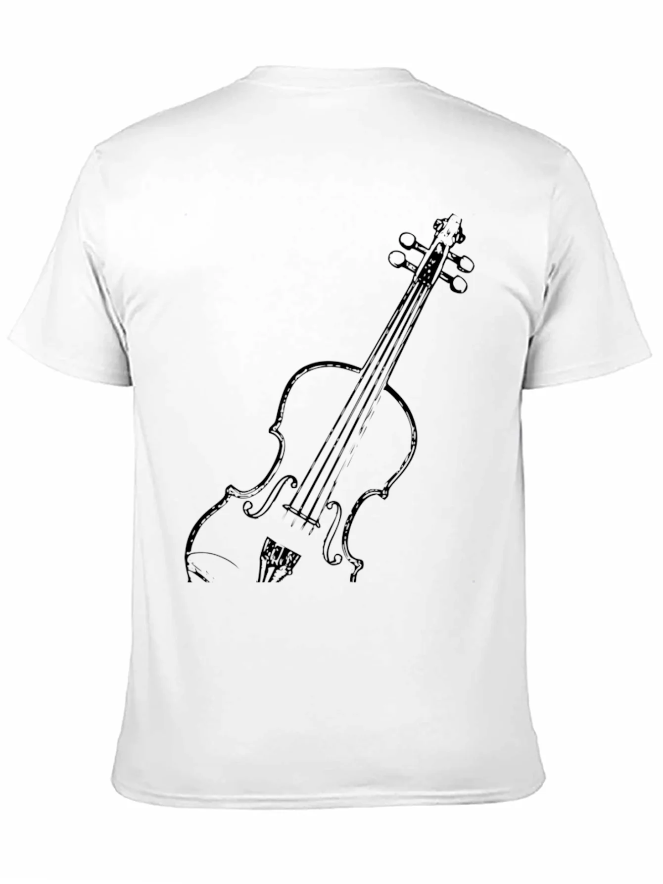 Violin Graphic Tee - Classic Music Lovers Shirt