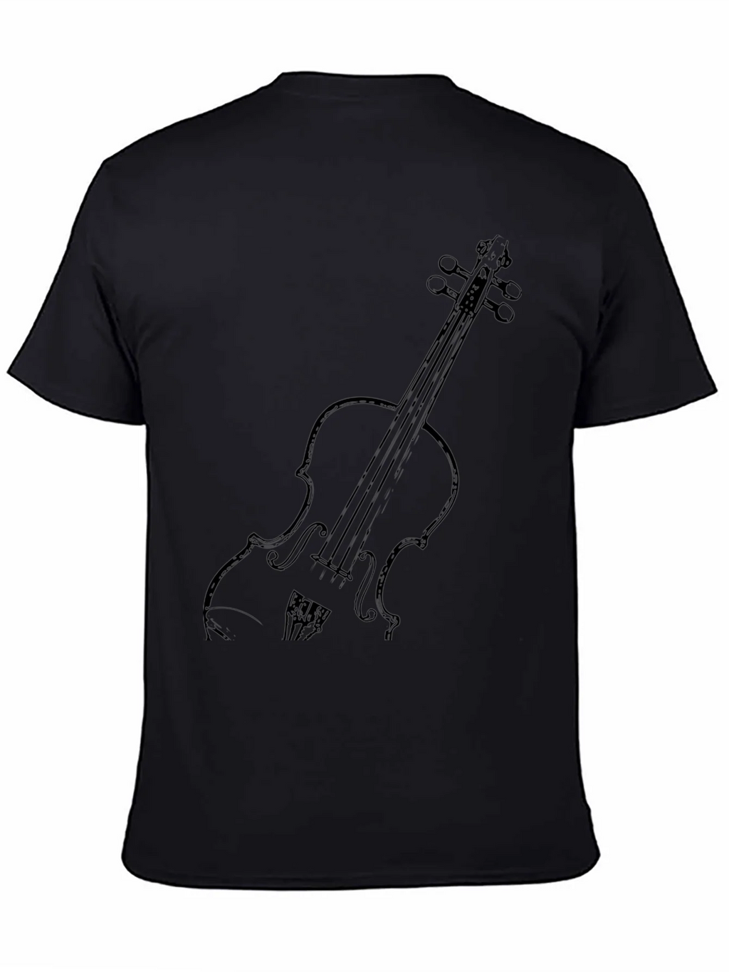 Violin Graphic Tee - Classic Music Lovers Shirt