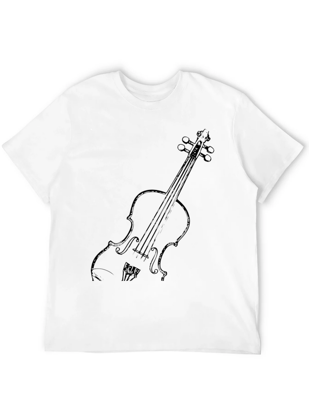 Violin Graphic Tee - Classic Music Lovers Shirt