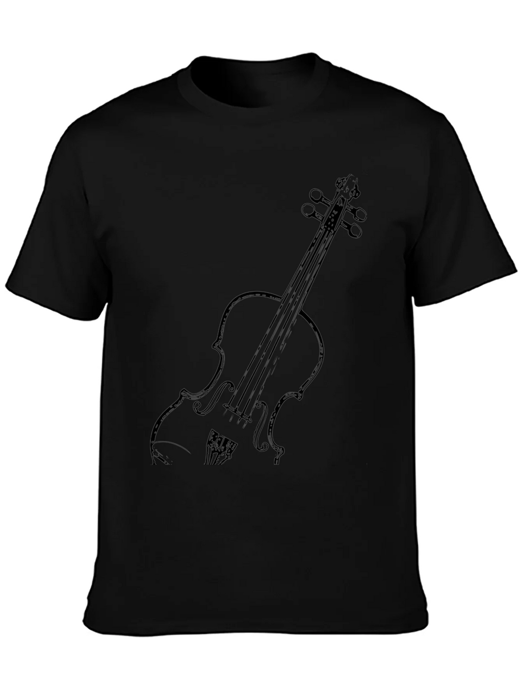 Violin Graphic Tee - Classic Music Lovers Shirt