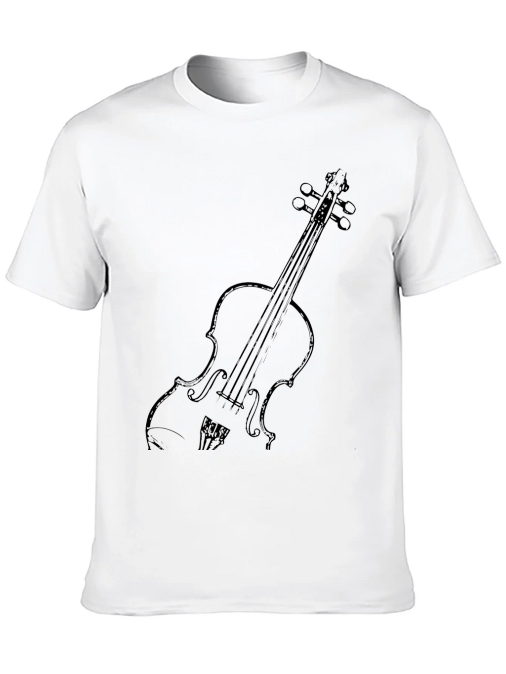 Violin Graphic Tee - Classic Music Lovers Shirt