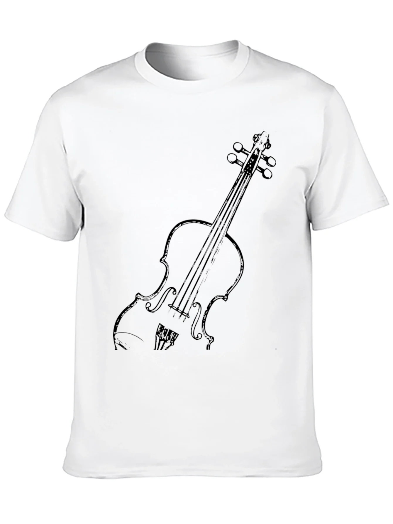 Violin Graphic Tee - Classic Music Lovers Shirt