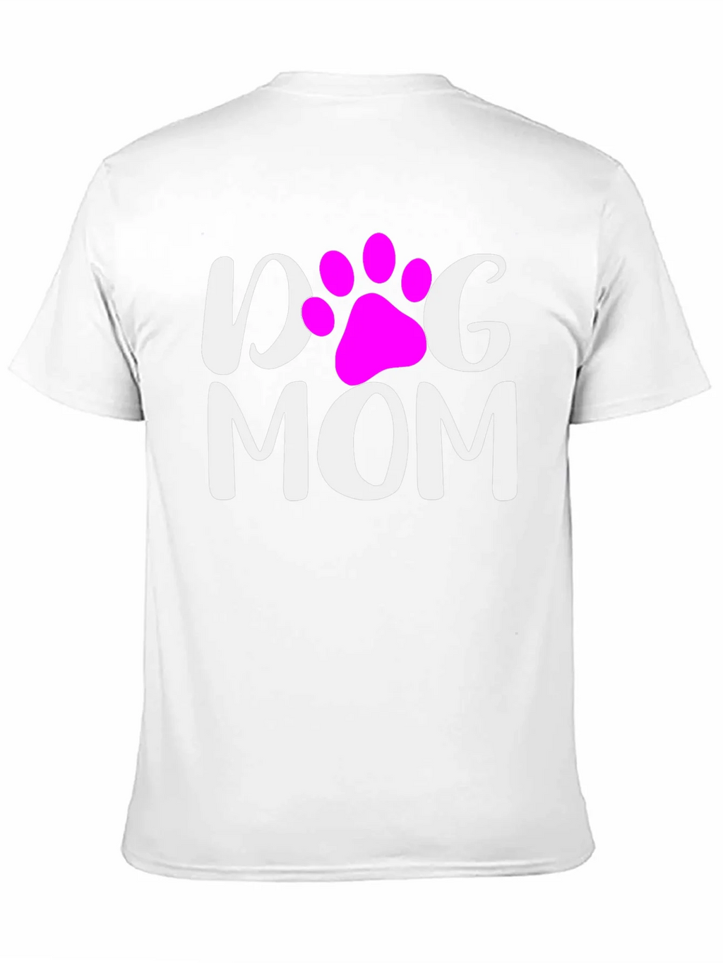 Dog Mom T-Shirt - Cute Paw Print Graphic Tee