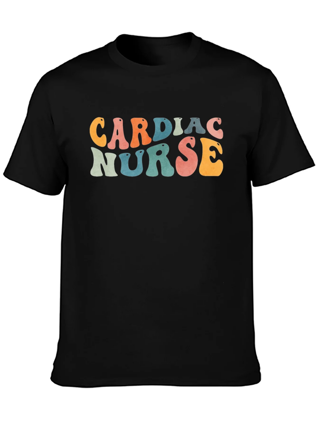 Cardiac Nurse Retro T-Shirt | Healthcare Apparel