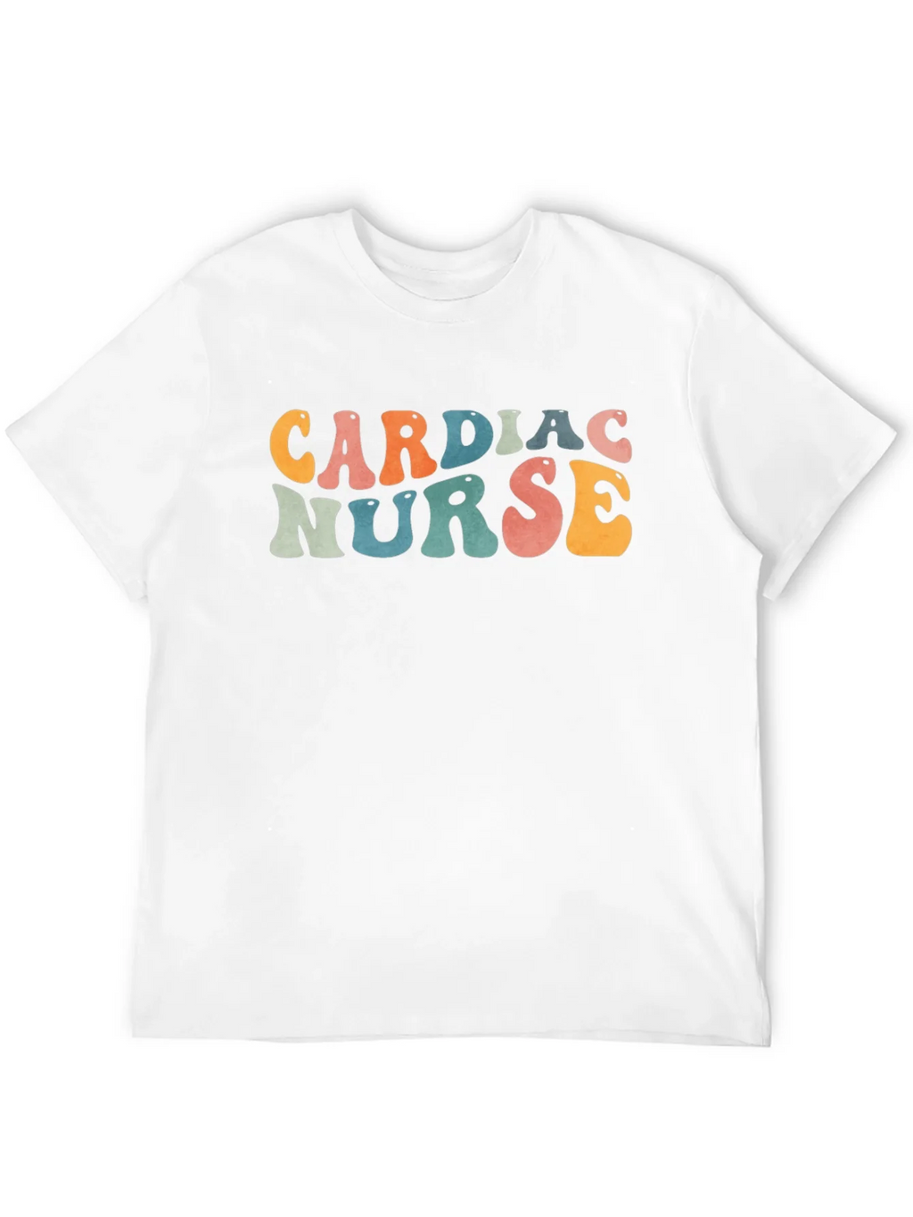 Cardiac Nurse Retro T-Shirt | Healthcare Apparel