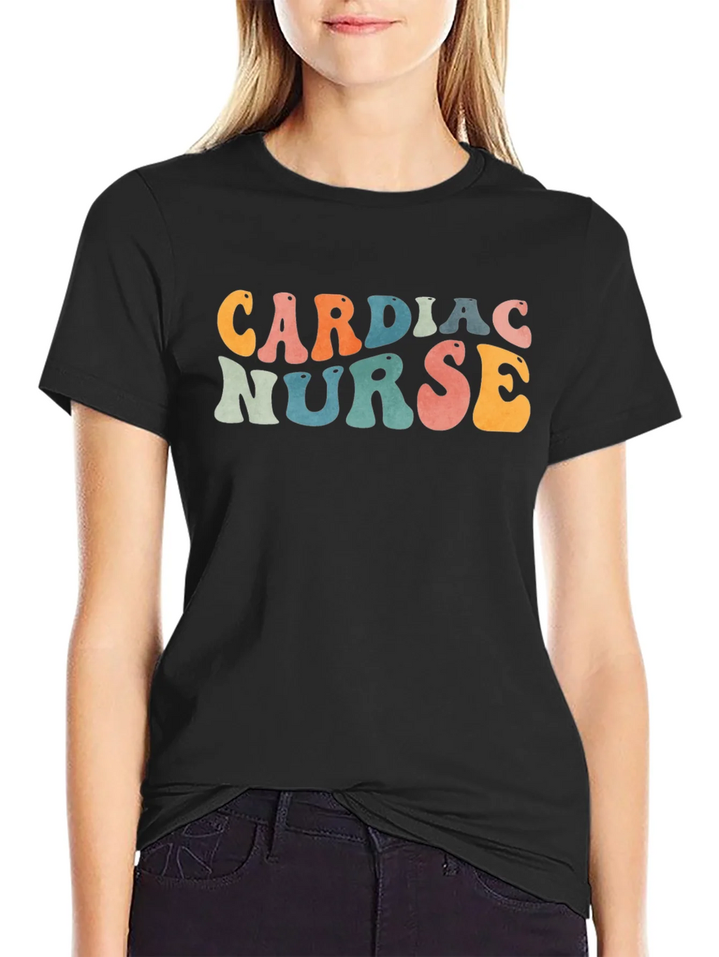 Cardiac Nurse Retro T-Shirt | Healthcare Apparel