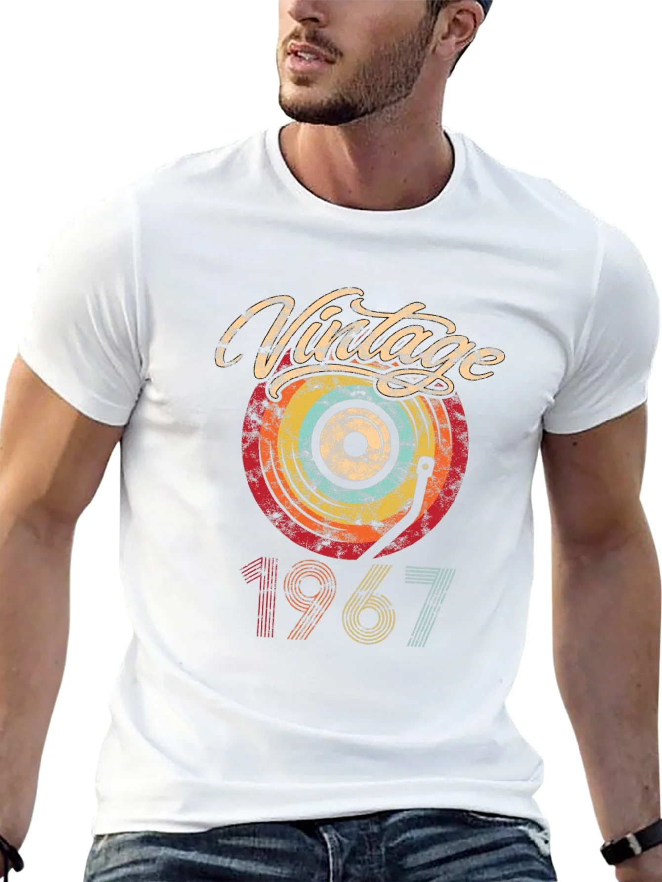 Vintage 1967 Retro Record Graphic Tee