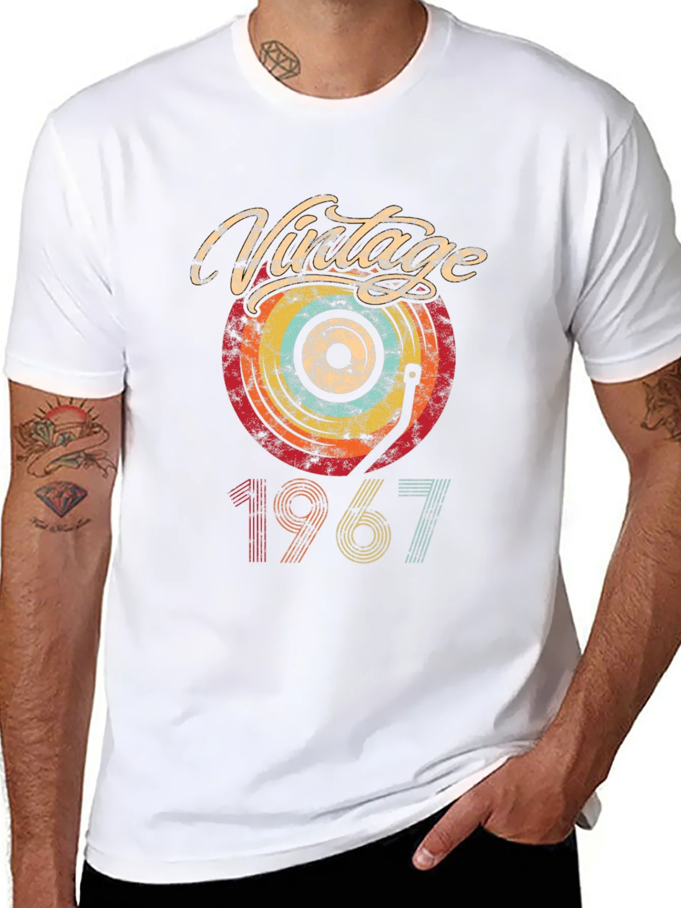 Vintage 1967 Retro Record Graphic Tee