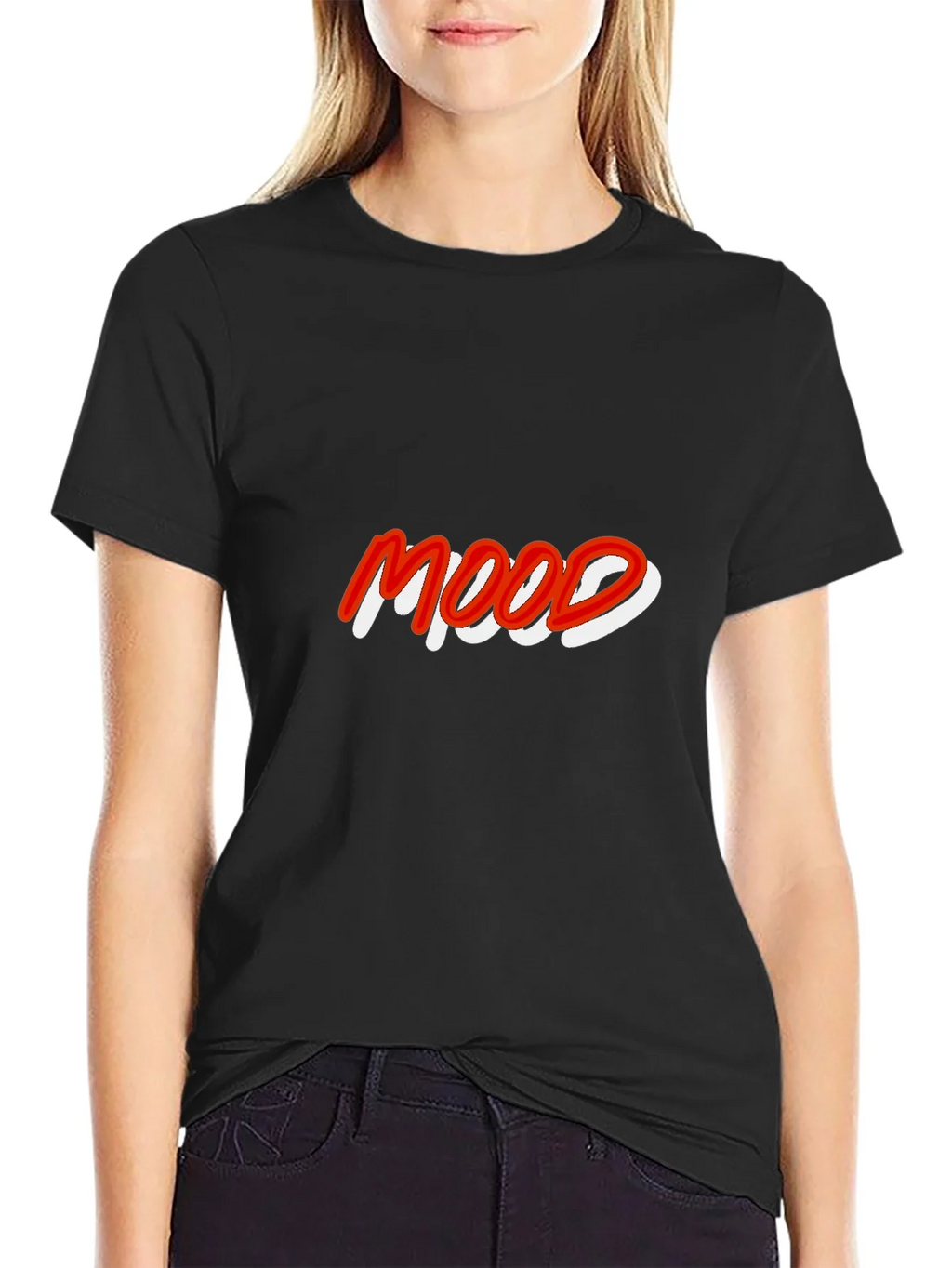 Mood Graphic T-Shirt - Black