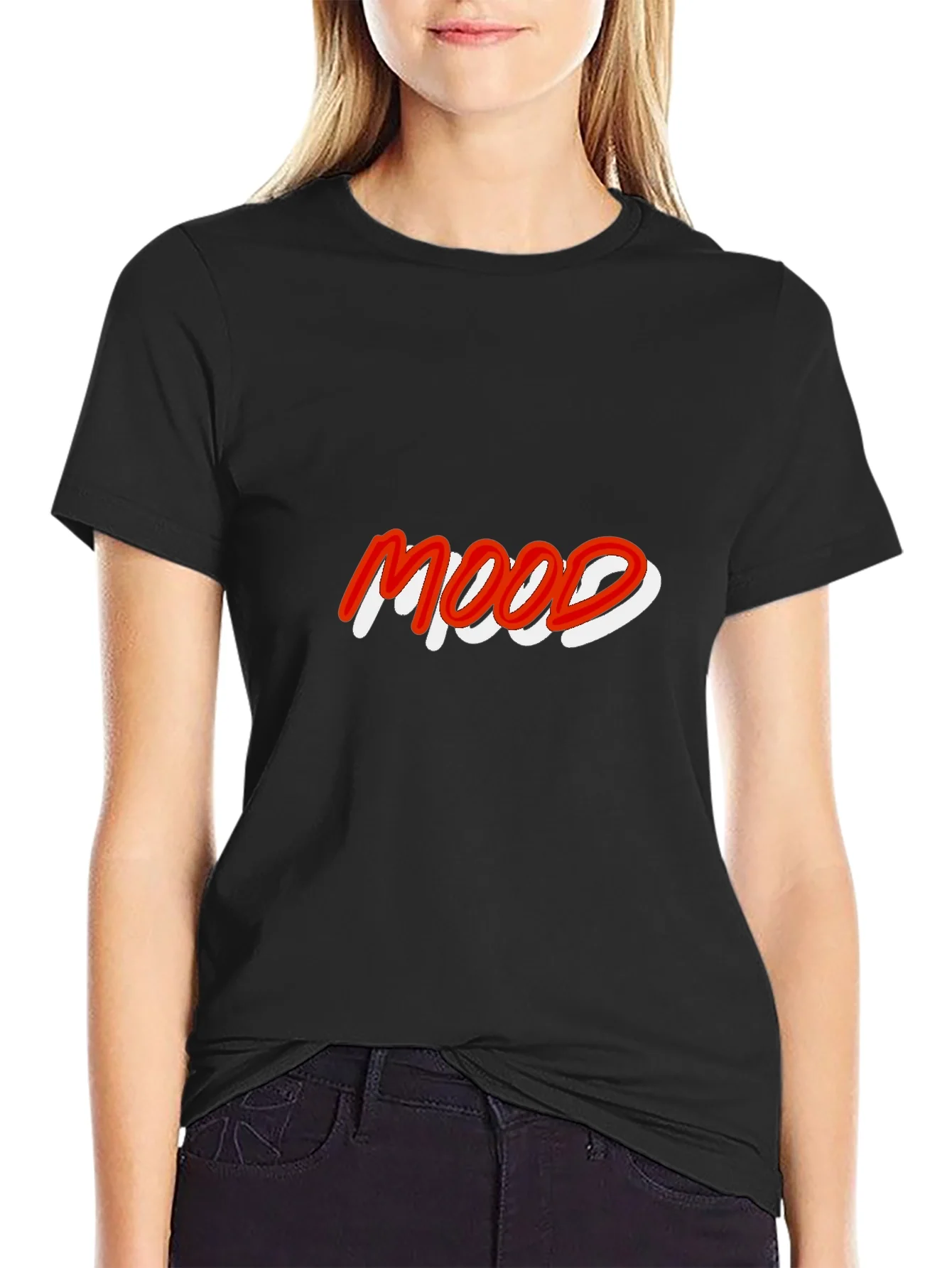 Mood Graphic T-Shirt - Black