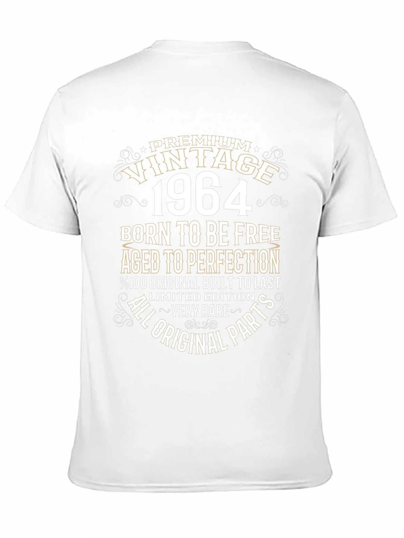 Vintage 1964 T-Shirt - Born To Be Free Aged To Perfection
