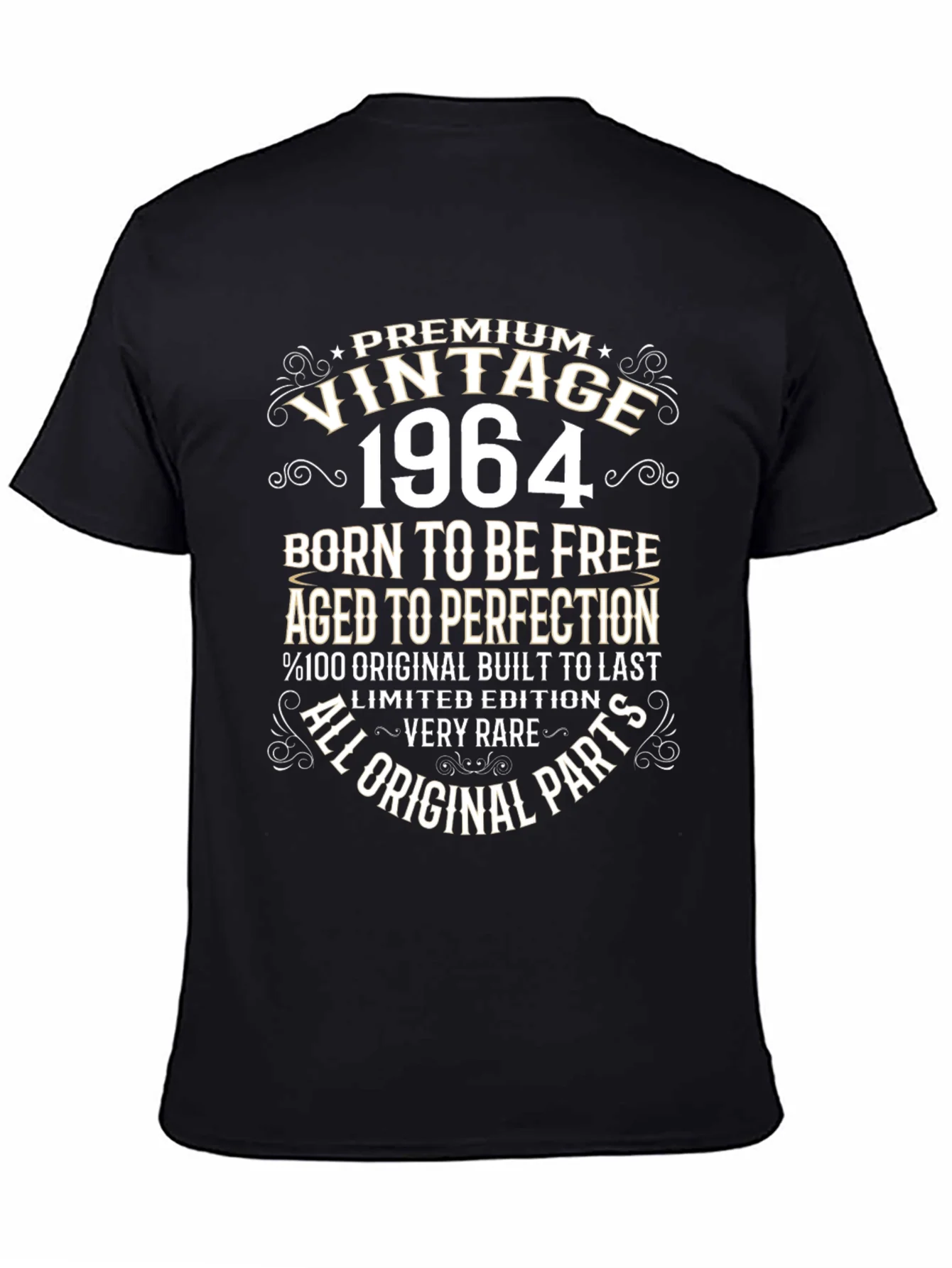 Vintage 1964 T-Shirt - Born To Be Free Aged To Perfection
