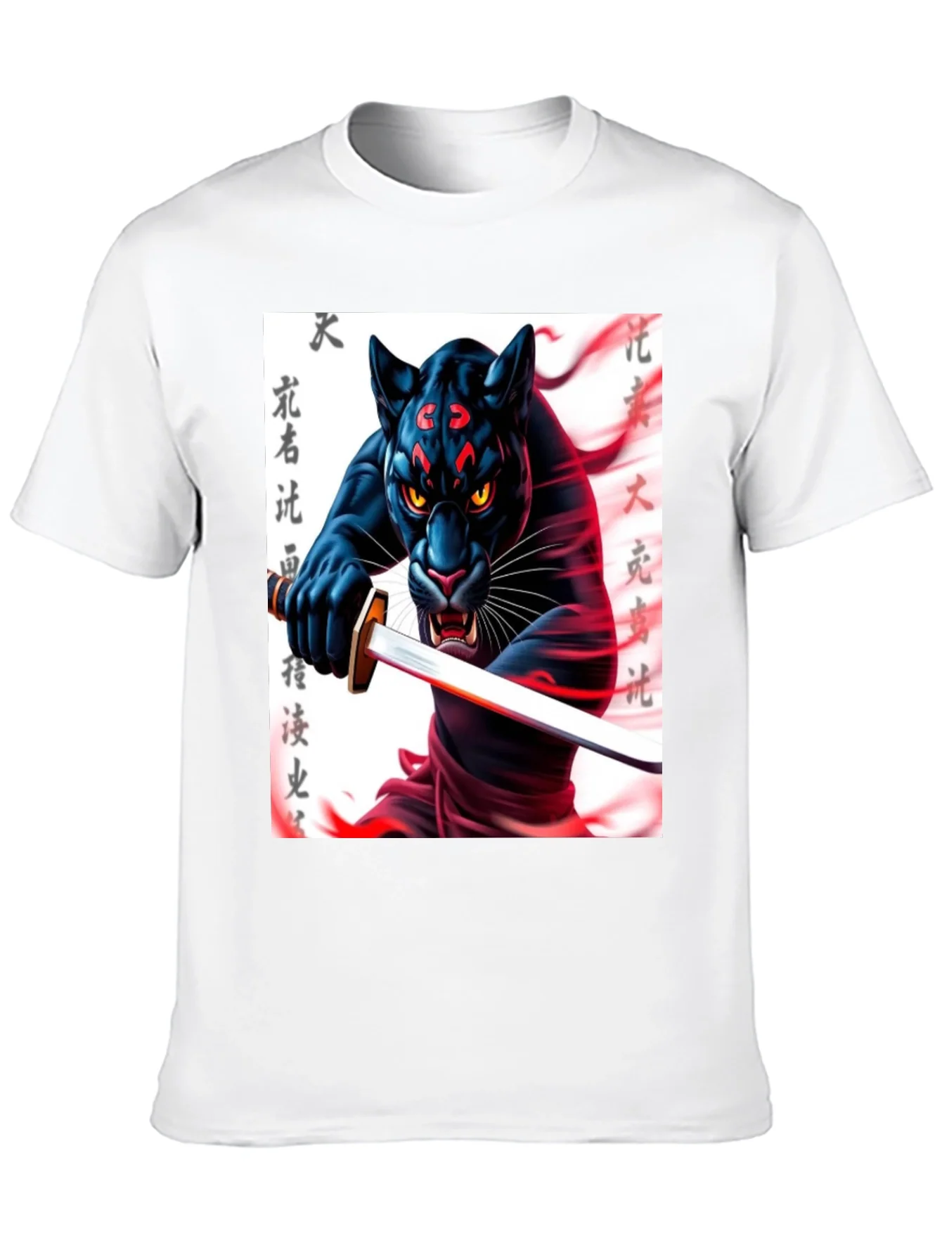 Black Panther Samurai T-Shirt