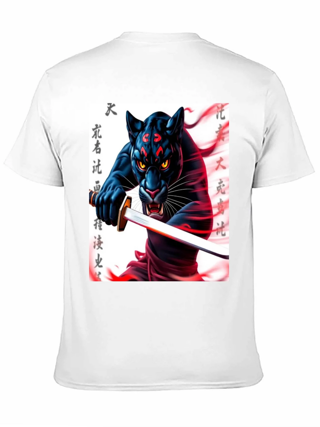 Black Panther Samurai T-Shirt
