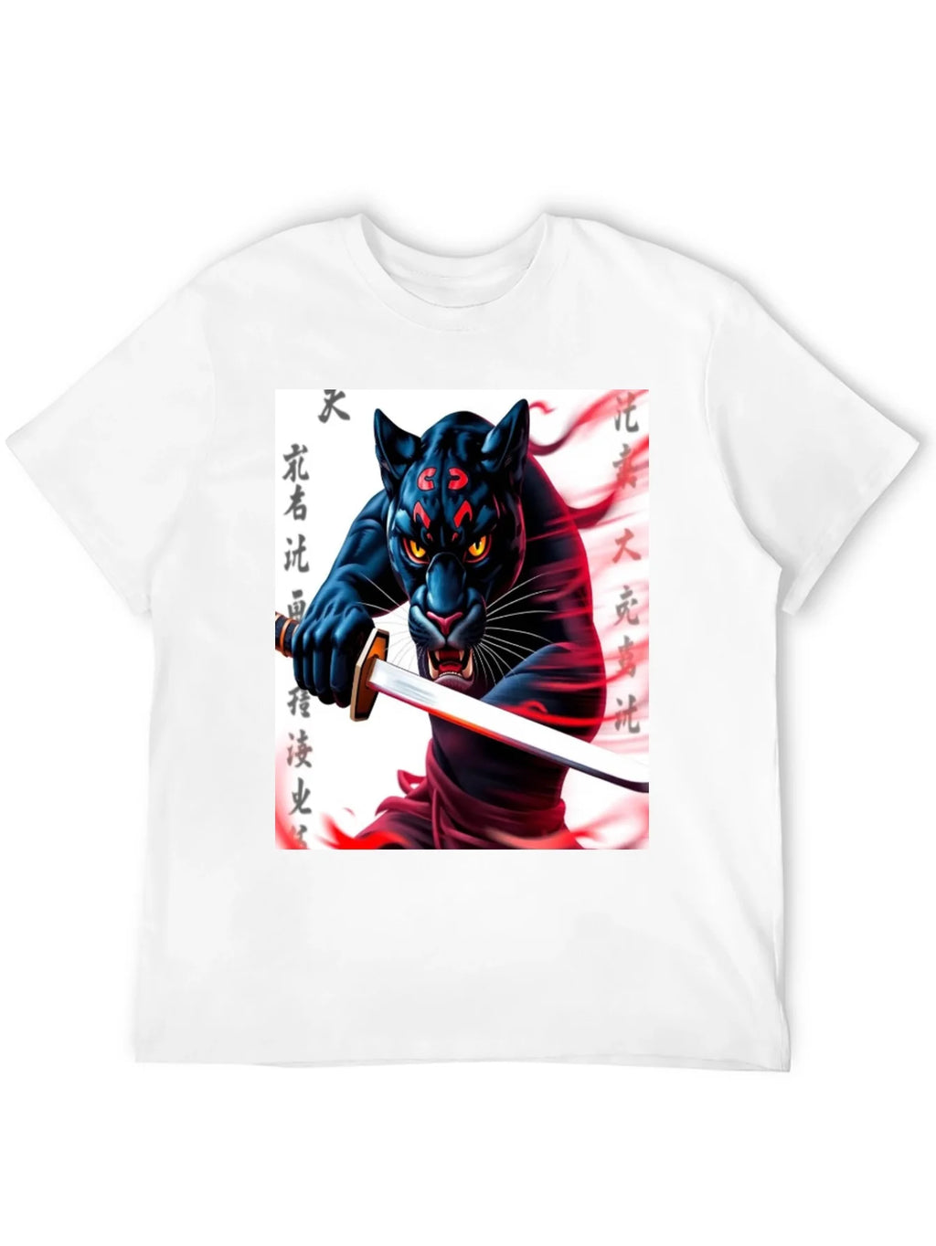 Black Panther Samurai T-Shirt