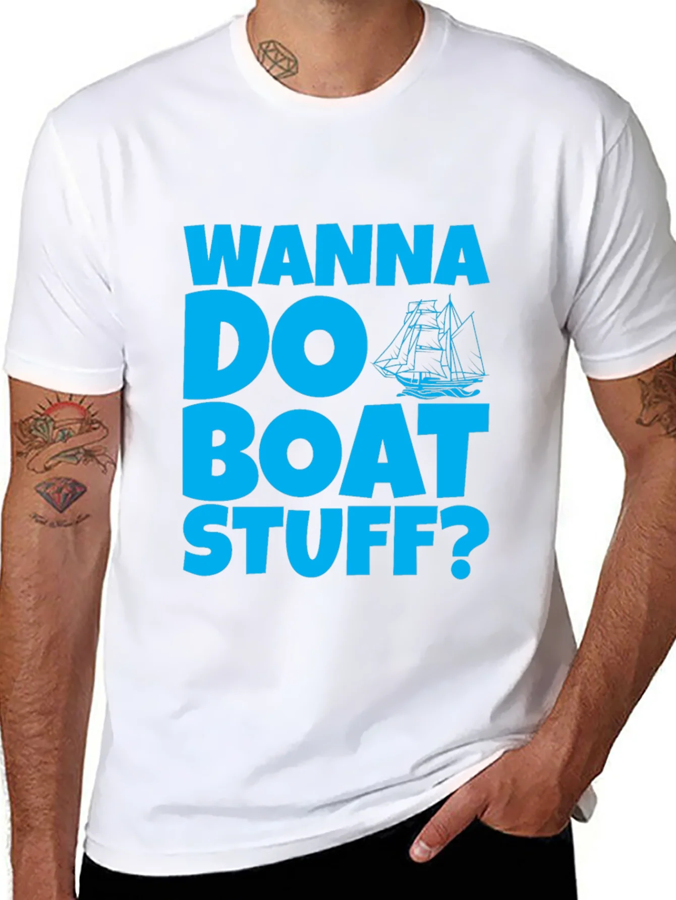 Wanna Do Boat Stuff? Graphic Tee