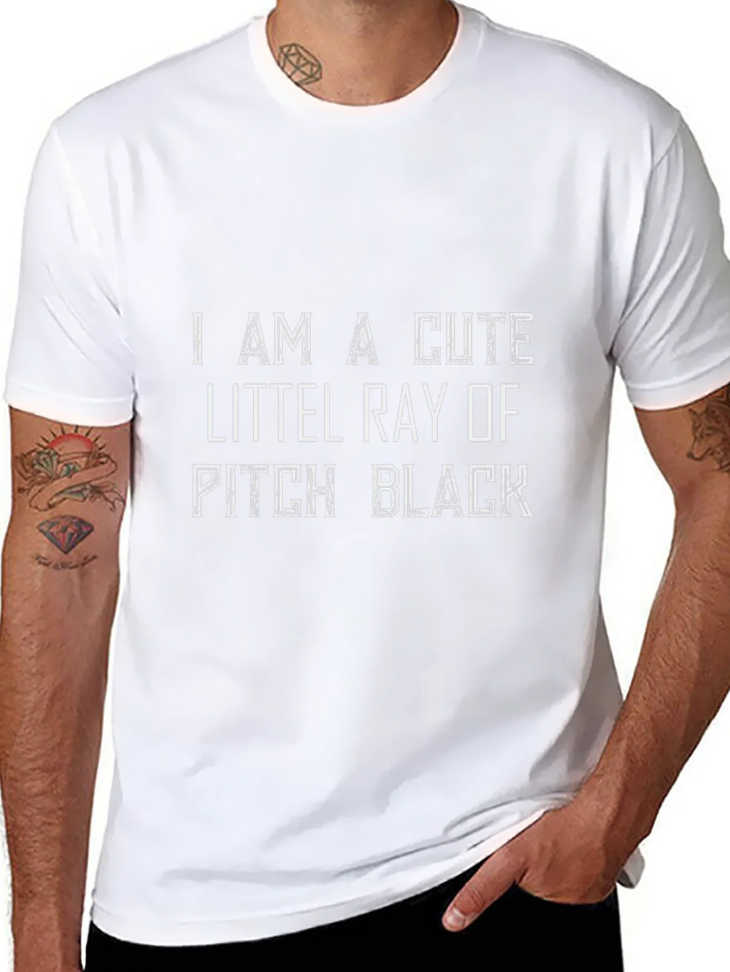 Cute Littel Ray of Pitch Black Graphic T-Shirt
