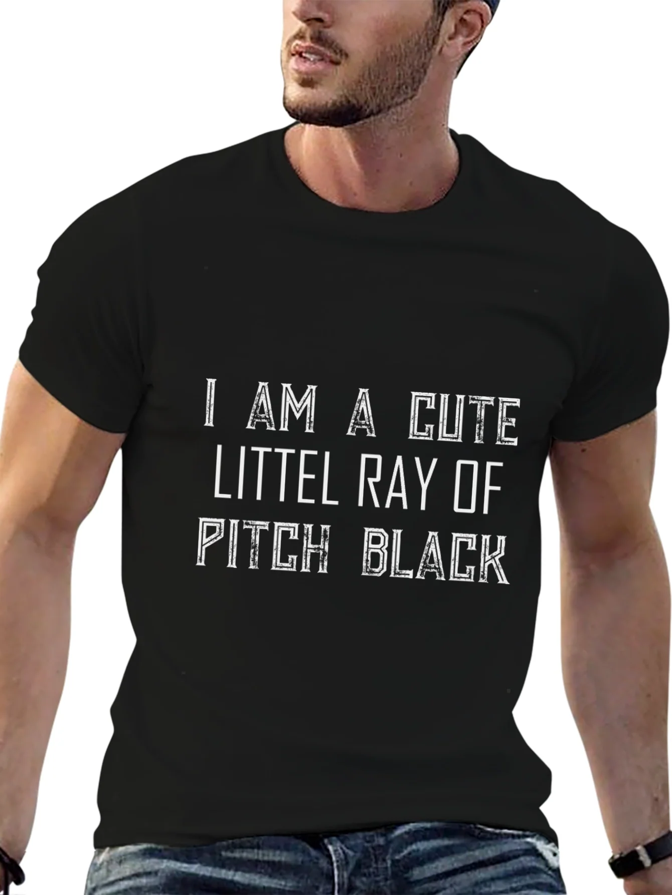 Cute Littel Ray of Pitch Black Graphic T-Shirt