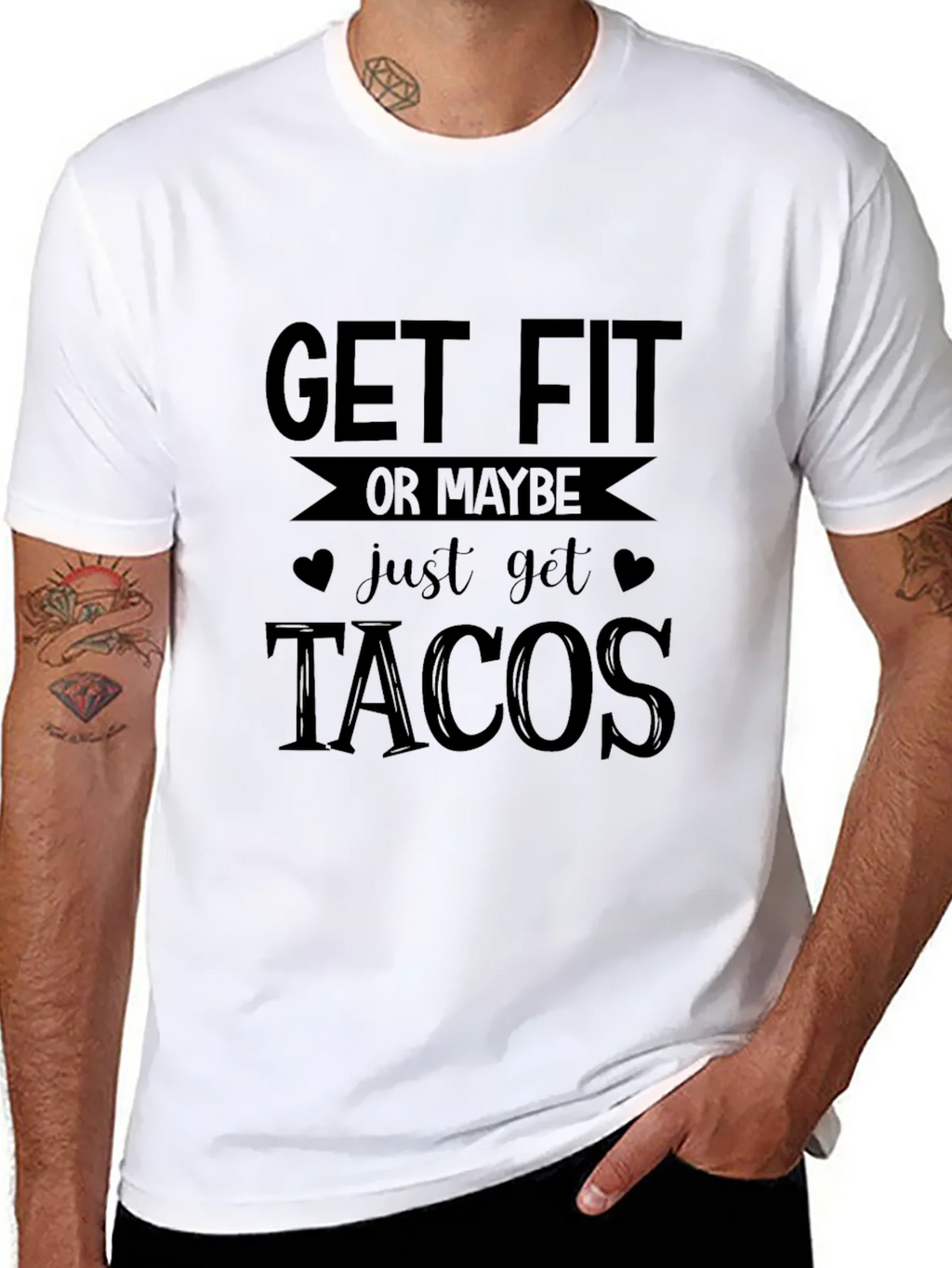 Get Fit or Tacos Graphic Tee - Unisex
