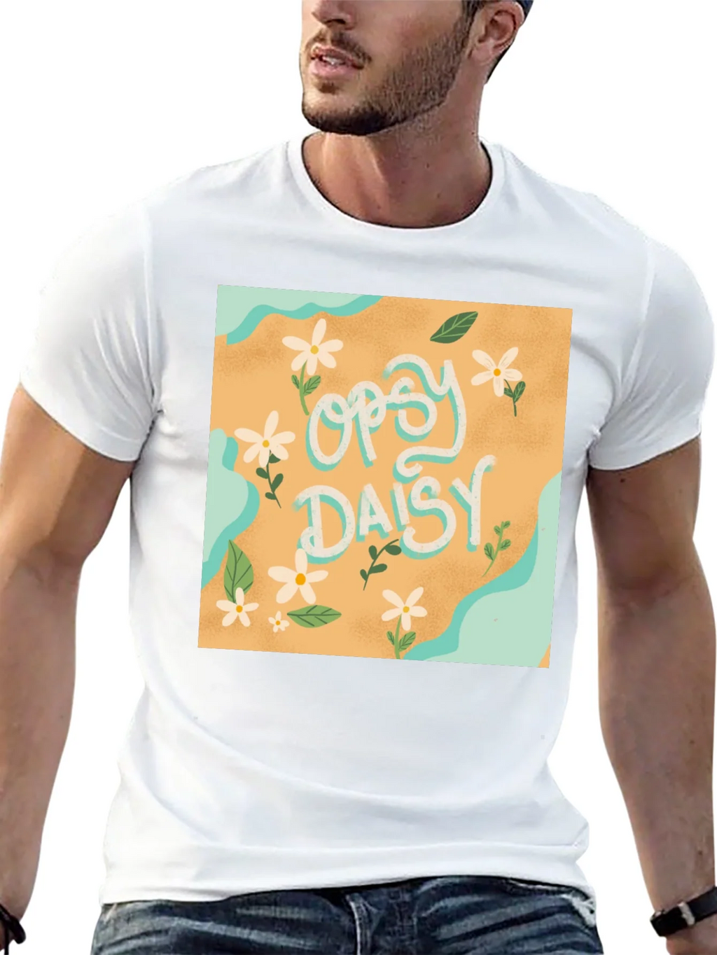 Oopsie Daisy Floral Graphic T-Shirt