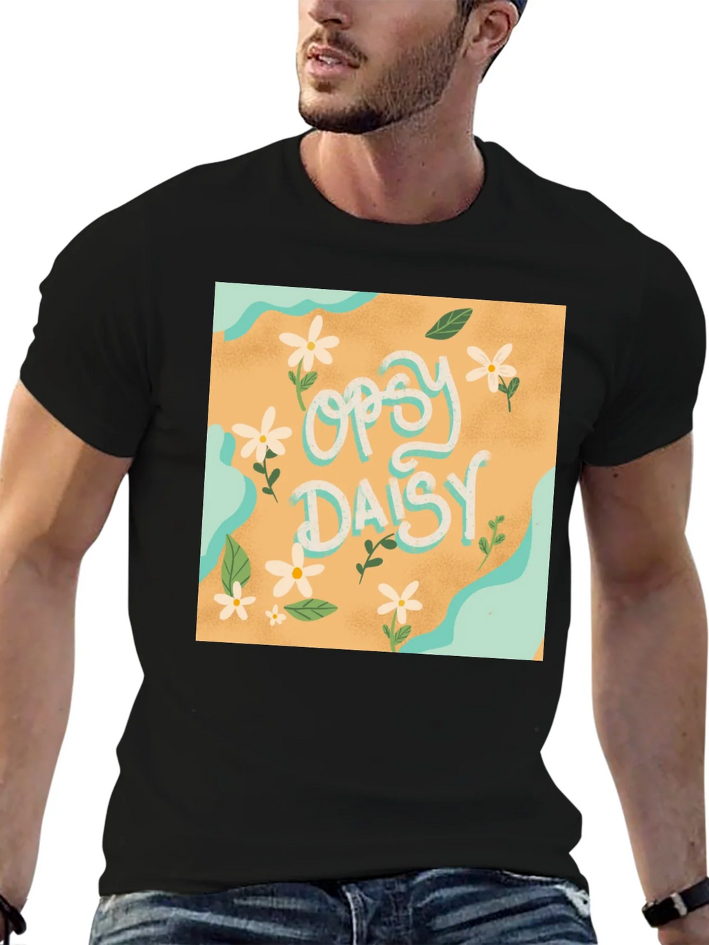 Oopsie Daisy Floral Graphic T-Shirt