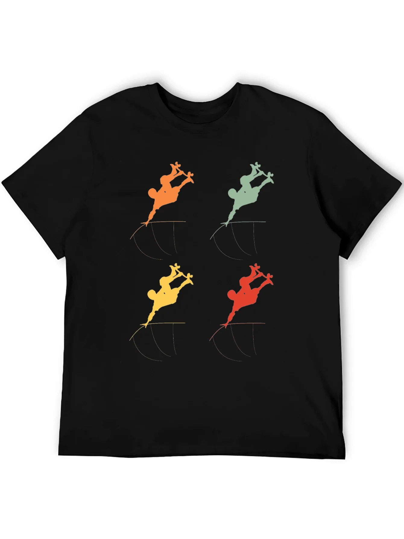 Retro Skateboarder Tee - Vintage Style Graphic T-Shirt