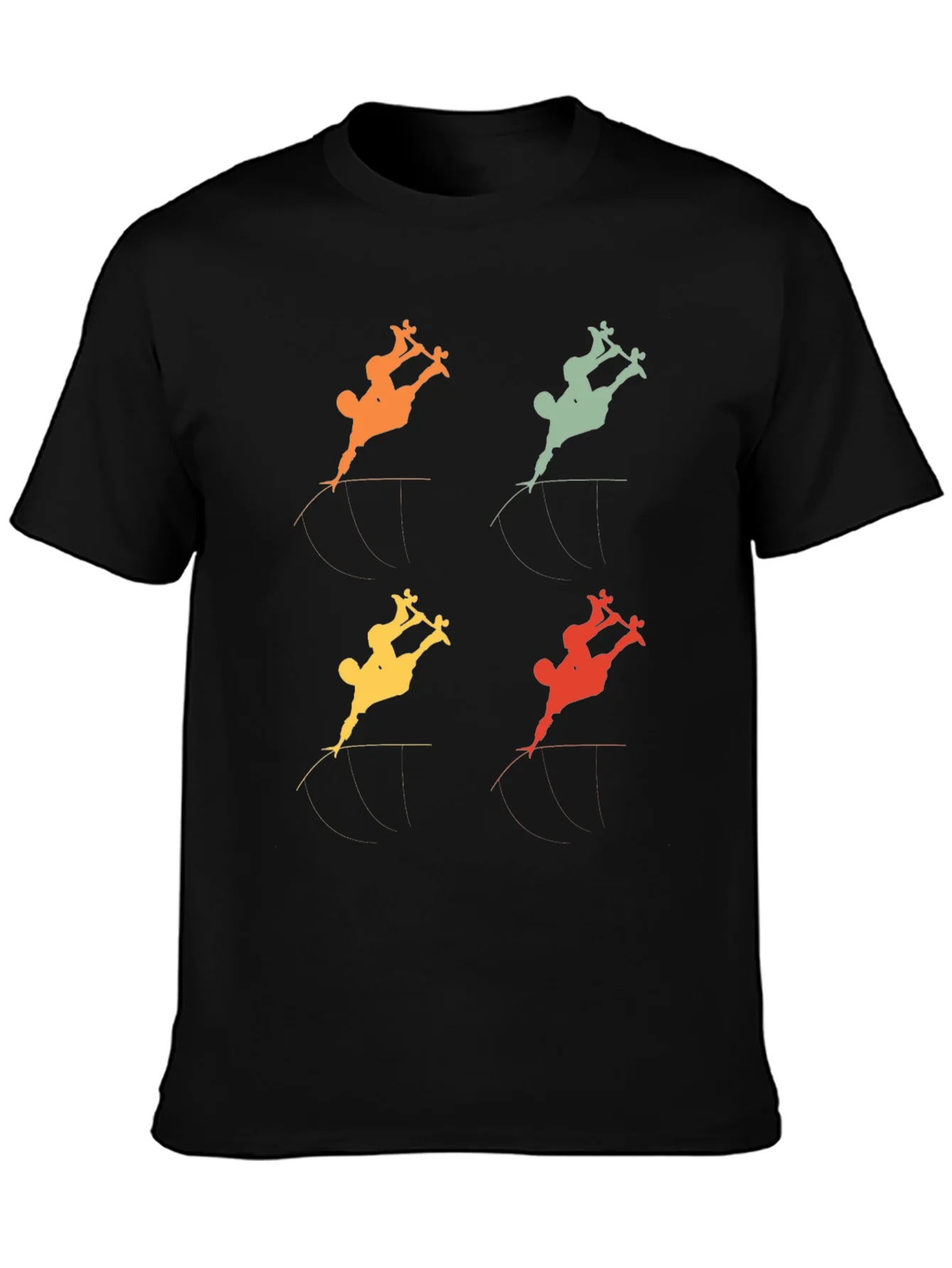 Retro Skateboarder Tee - Vintage Style Graphic T-Shirt