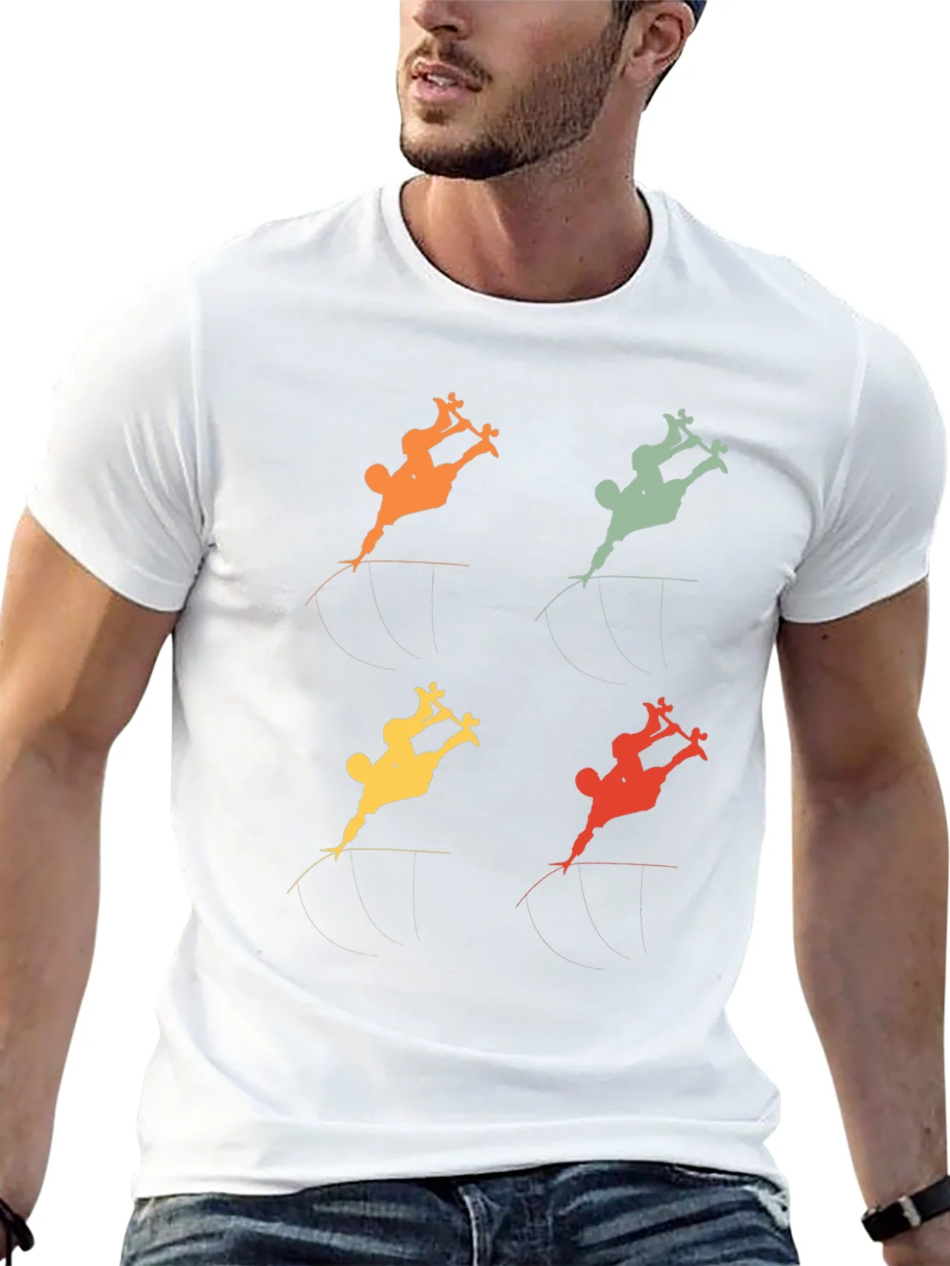 Retro Skateboarder Tee - Vintage Style Graphic T-Shirt