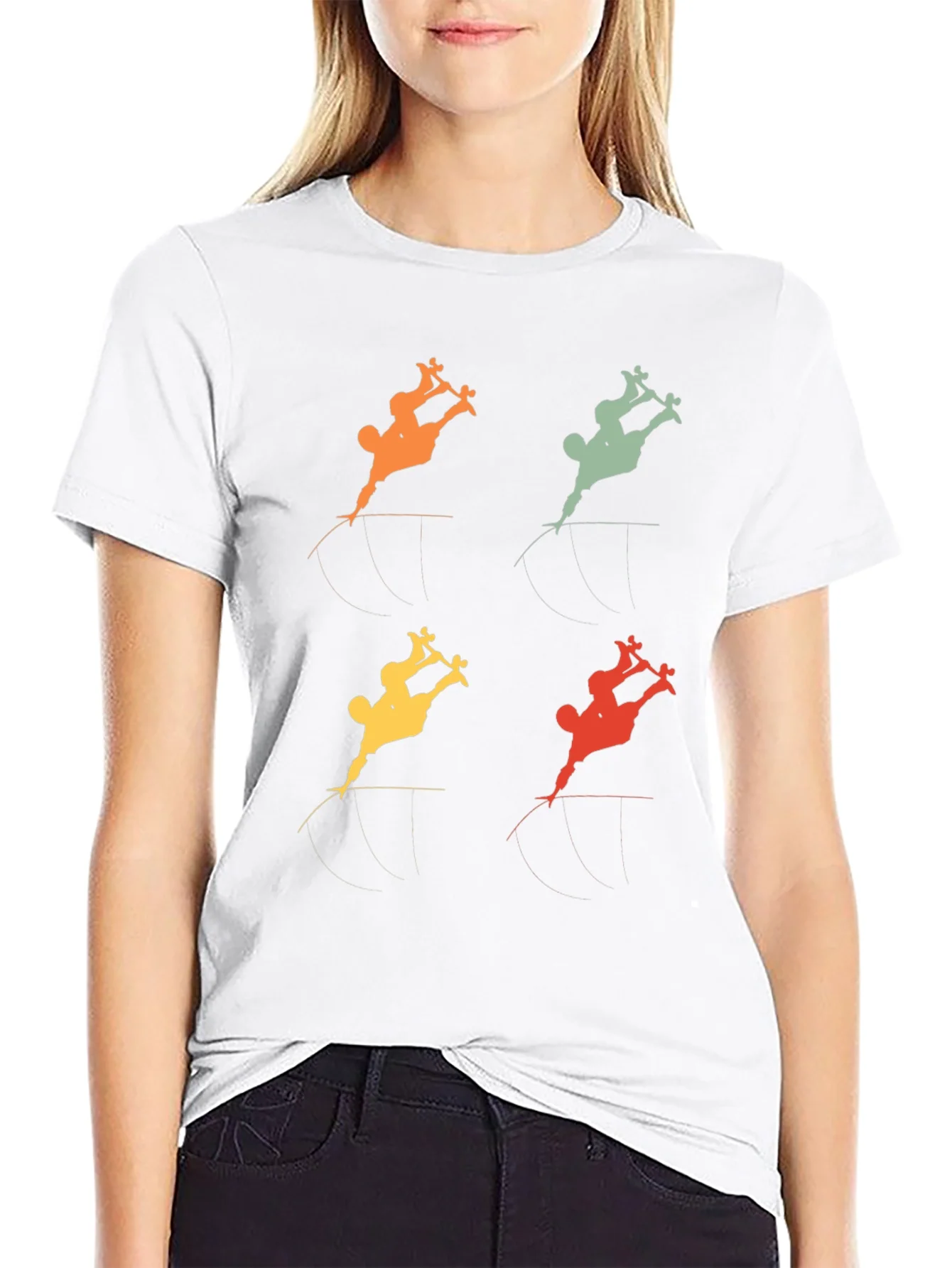 Retro Skateboarder Tee - Vintage Style Graphic T-Shirt