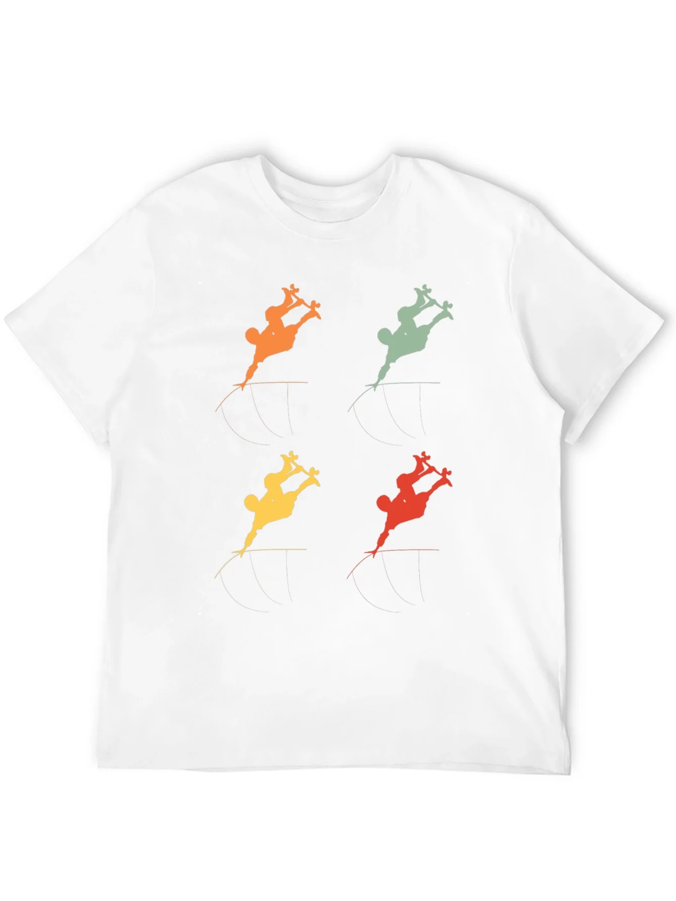 Retro Skateboarder Tee - Vintage Style Graphic T-Shirt