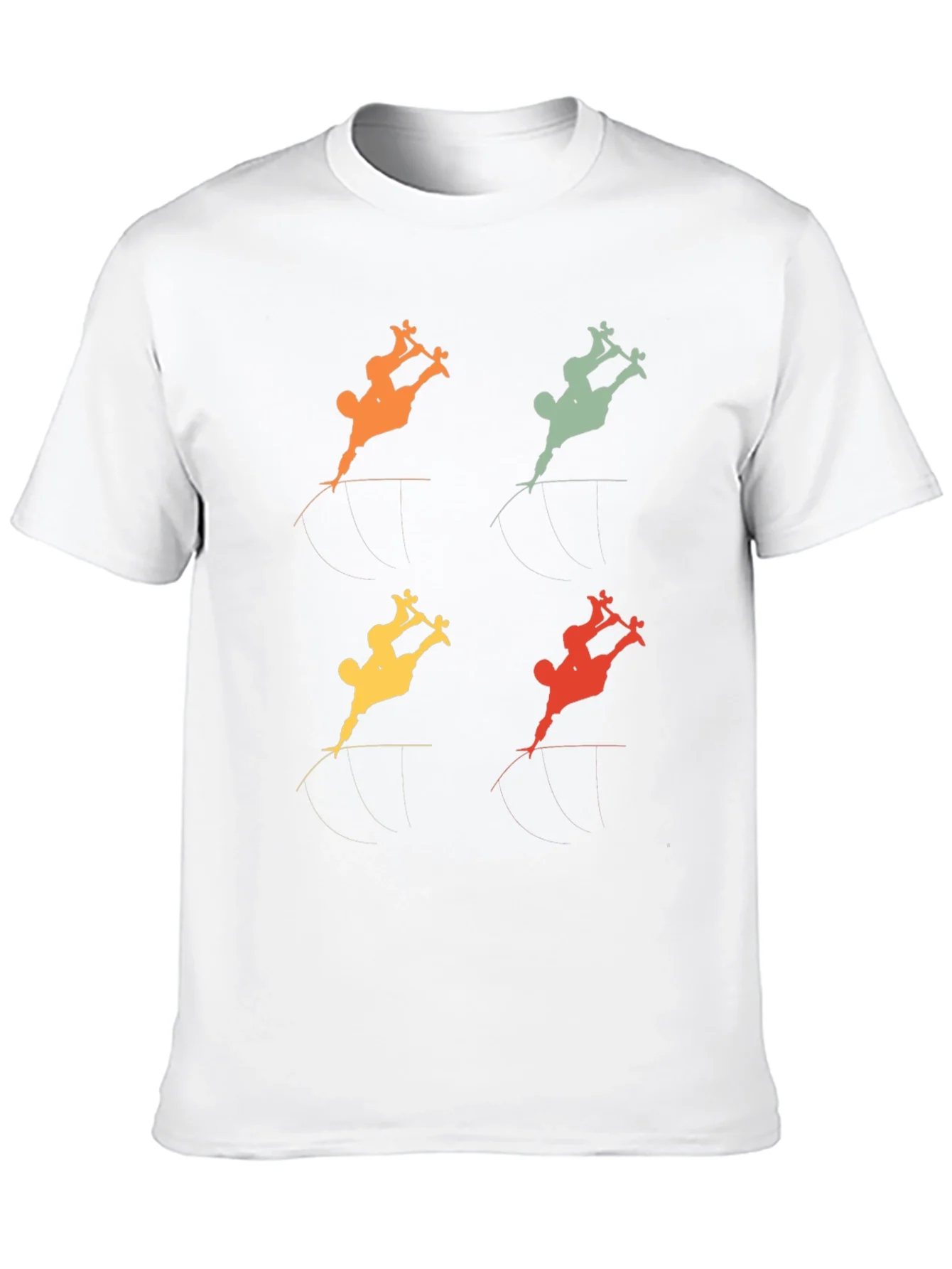 Retro Skateboarder Tee - Vintage Style Graphic T-Shirt