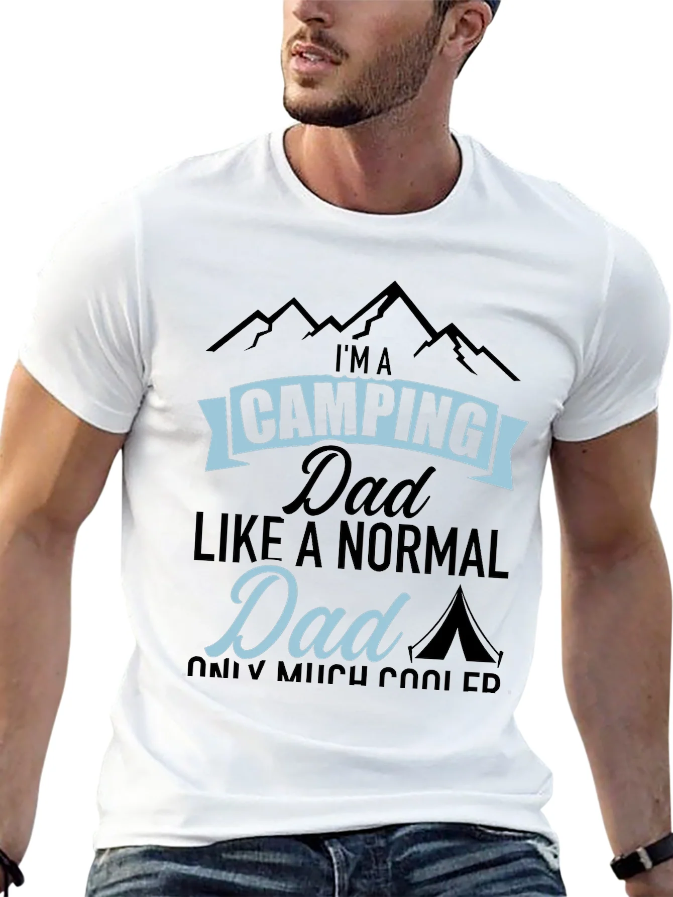 Camping Dad T-Shirt - Much Cooler Than Normal!