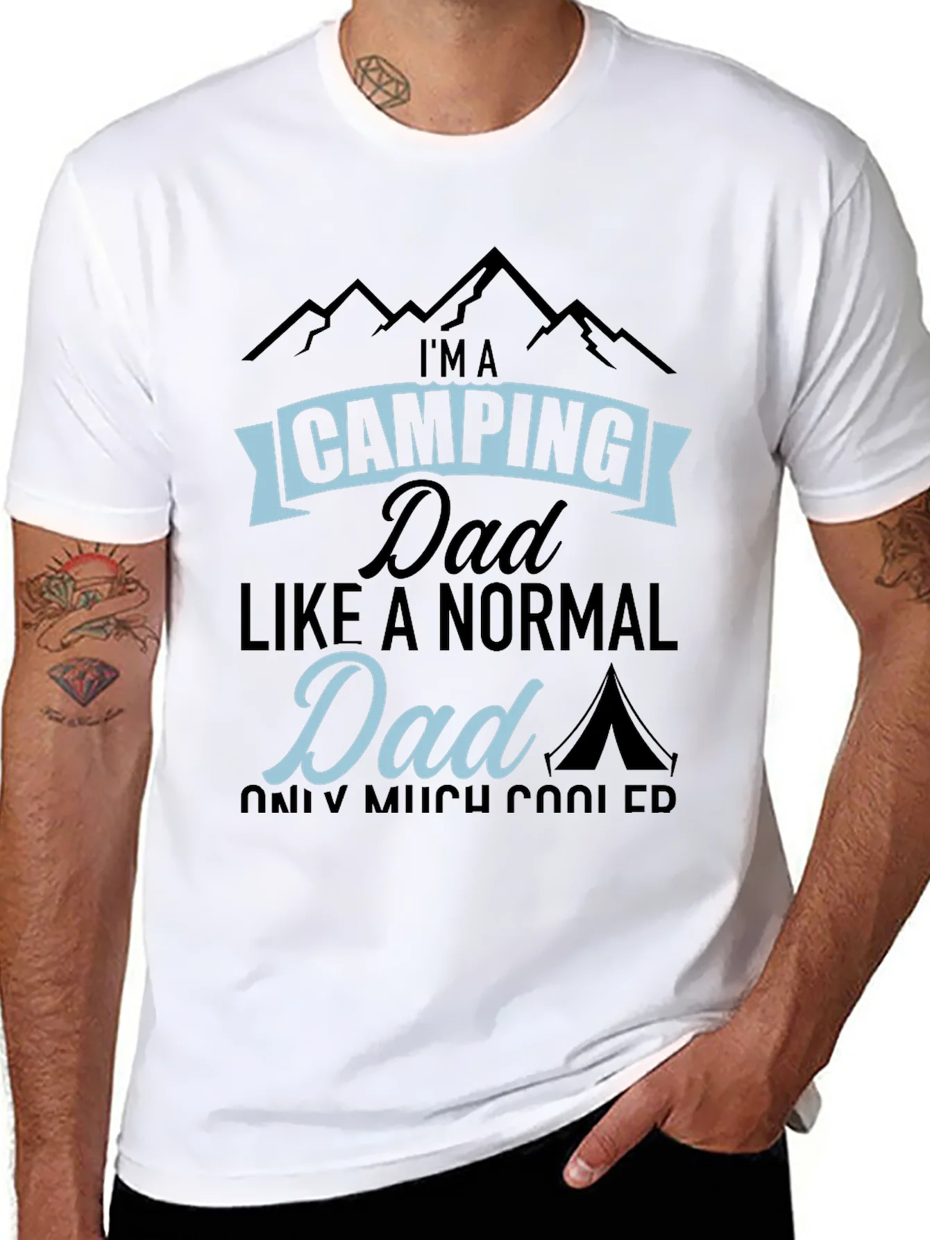 Camping Dad T-Shirt - Much Cooler Than Normal!