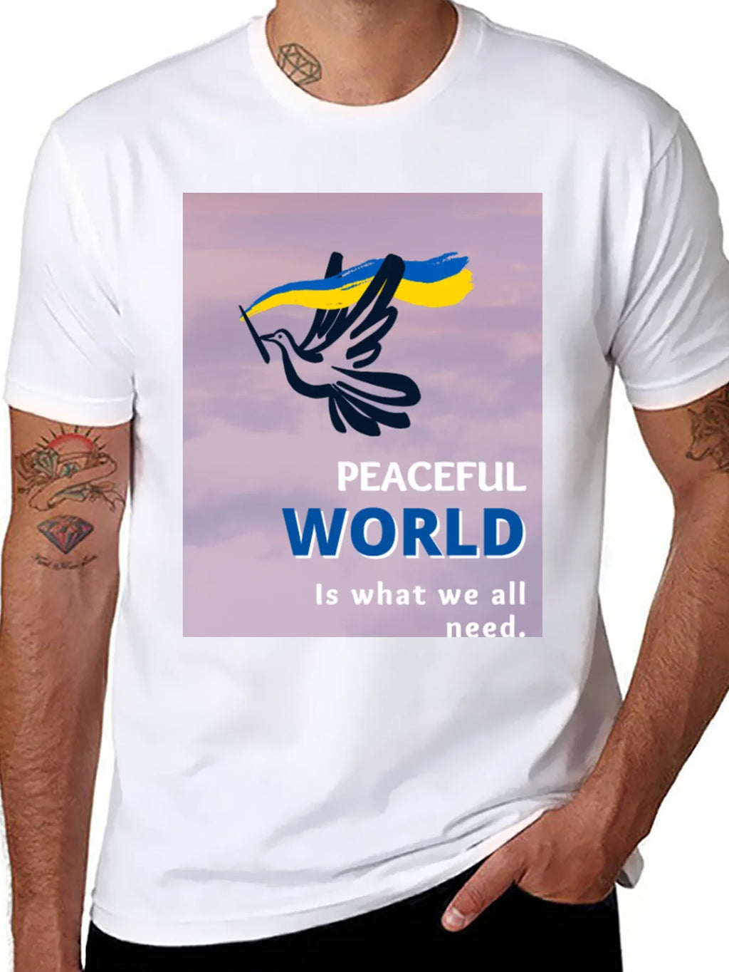 Peaceful World T-Shirt - Show Your Support