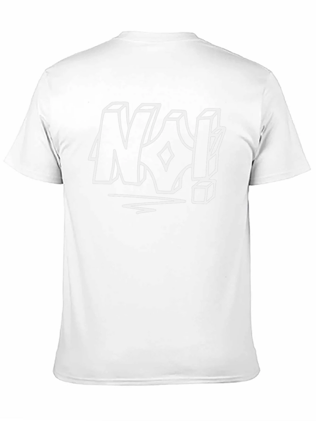 Edgy Graphic Tee - No! Design