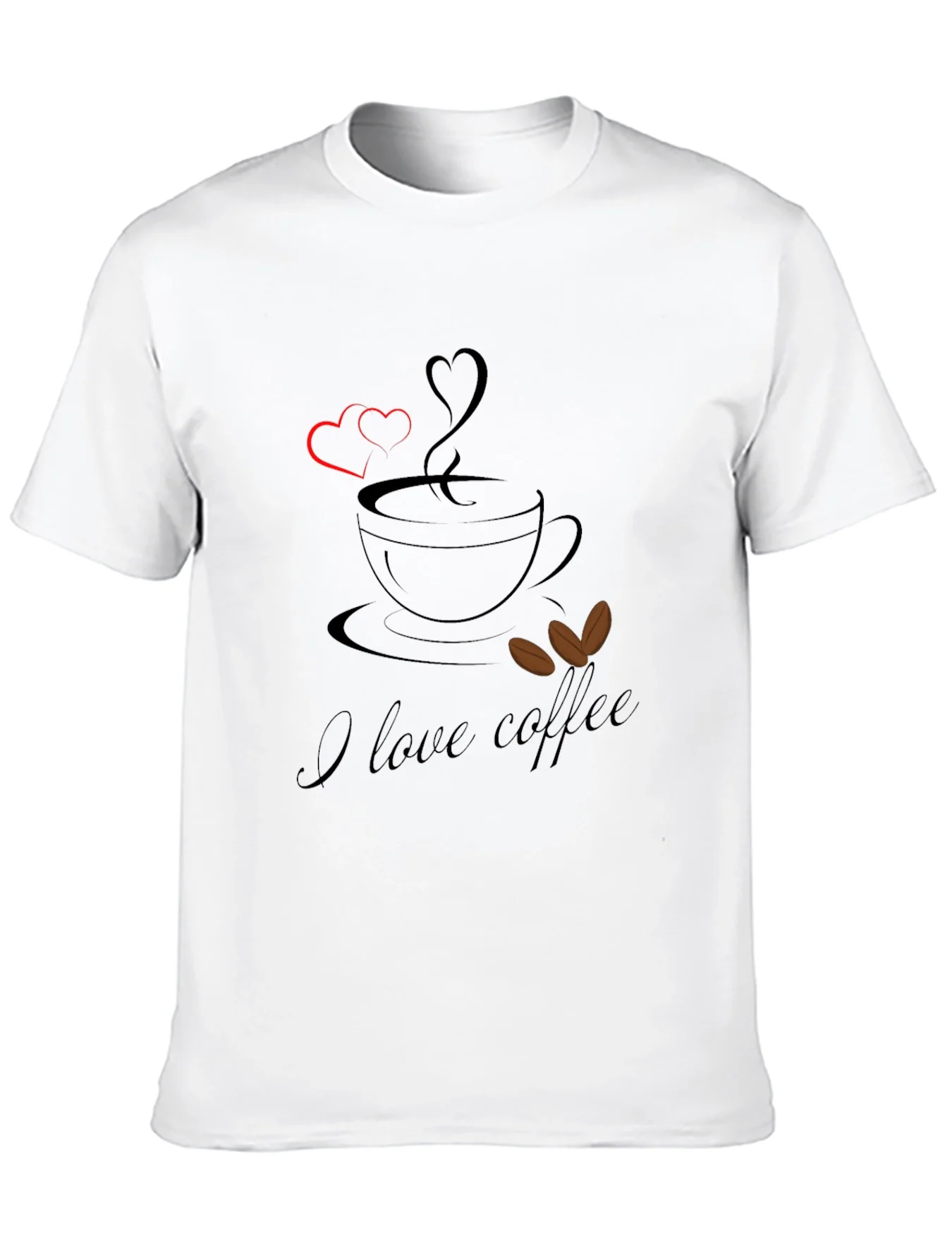 I Love Coffee Graphic Tee - Stylish & Comfortable!