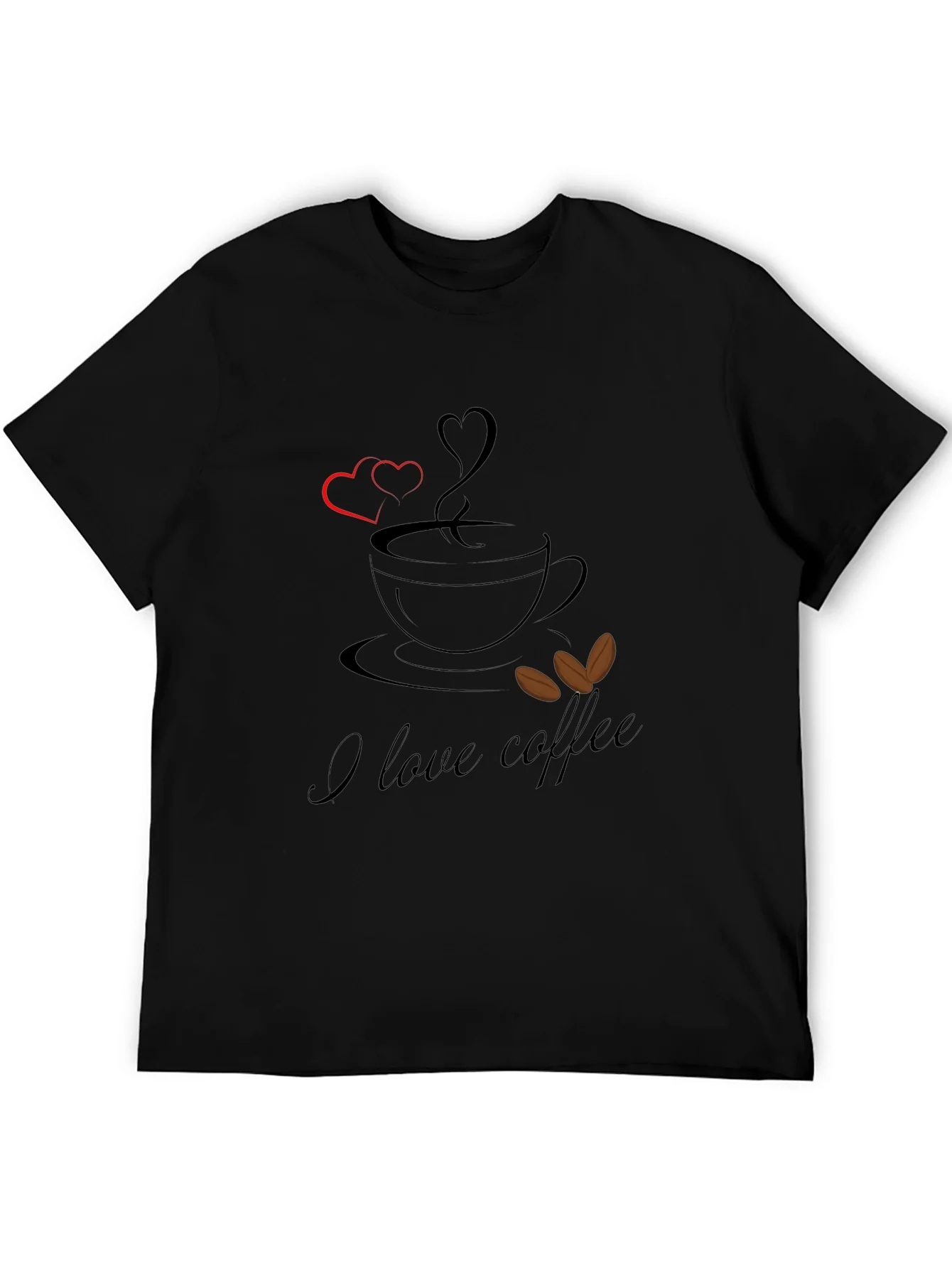 I Love Coffee Graphic Tee - Stylish & Comfortable!
