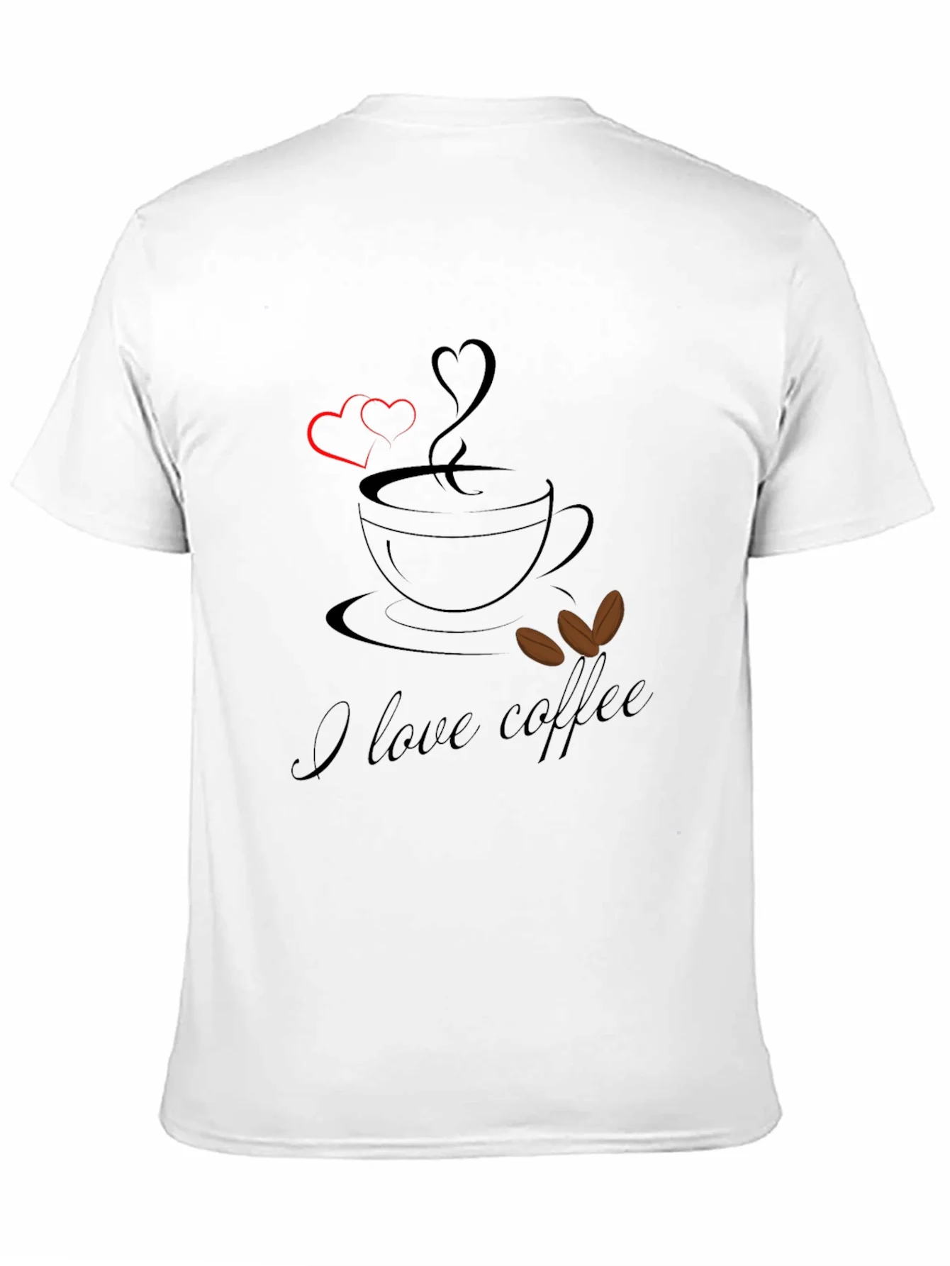 I Love Coffee Graphic Tee - Stylish & Comfortable!
