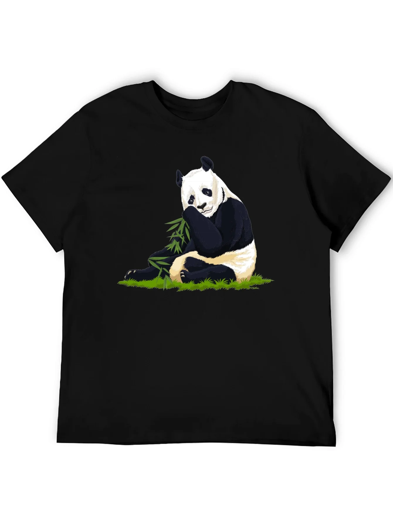 Panda Bamboo Graphic Tee - Soft Cotton Blend Comfort