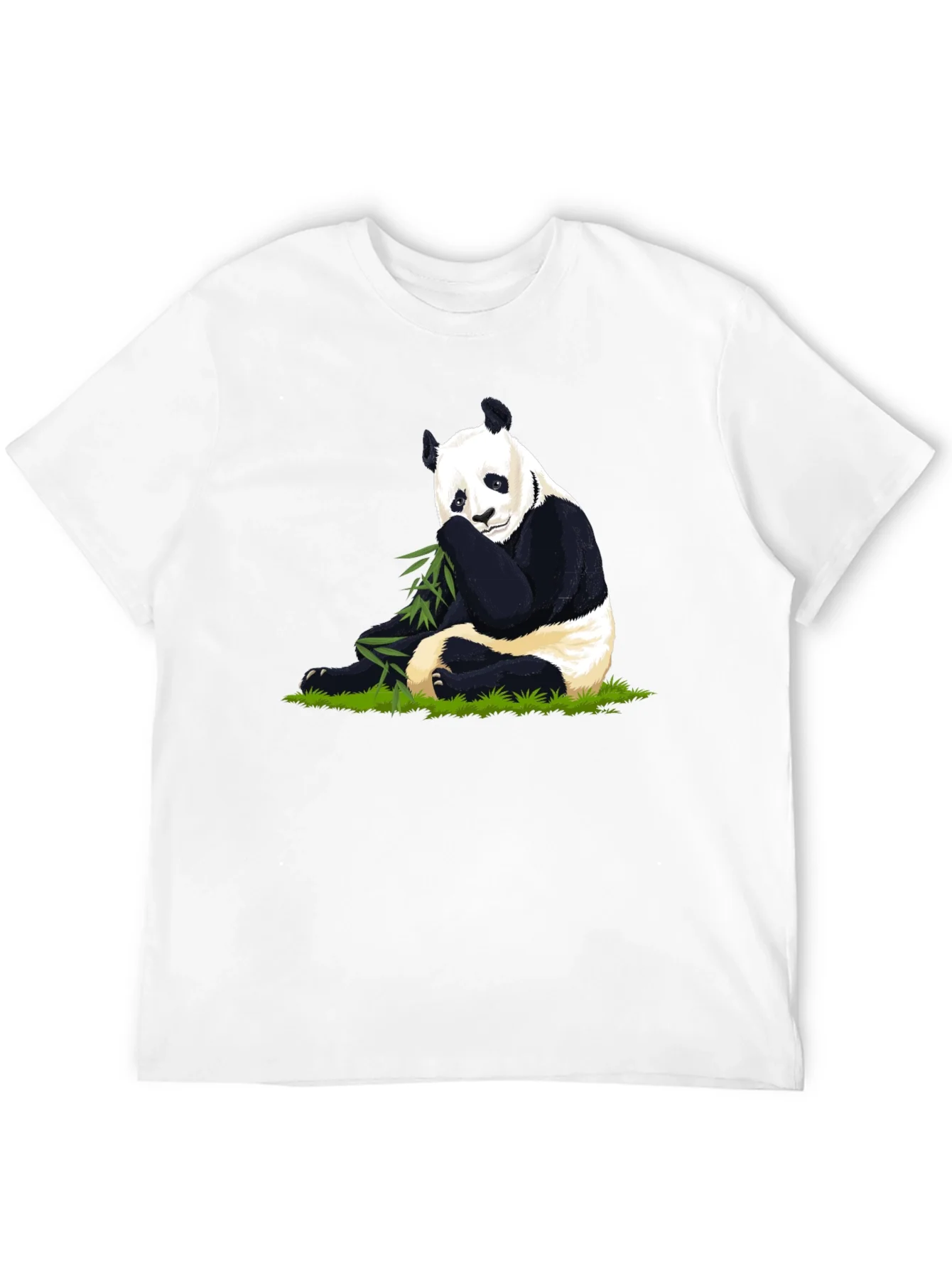 Panda Bamboo Graphic Tee - Soft Cotton Blend Comfort