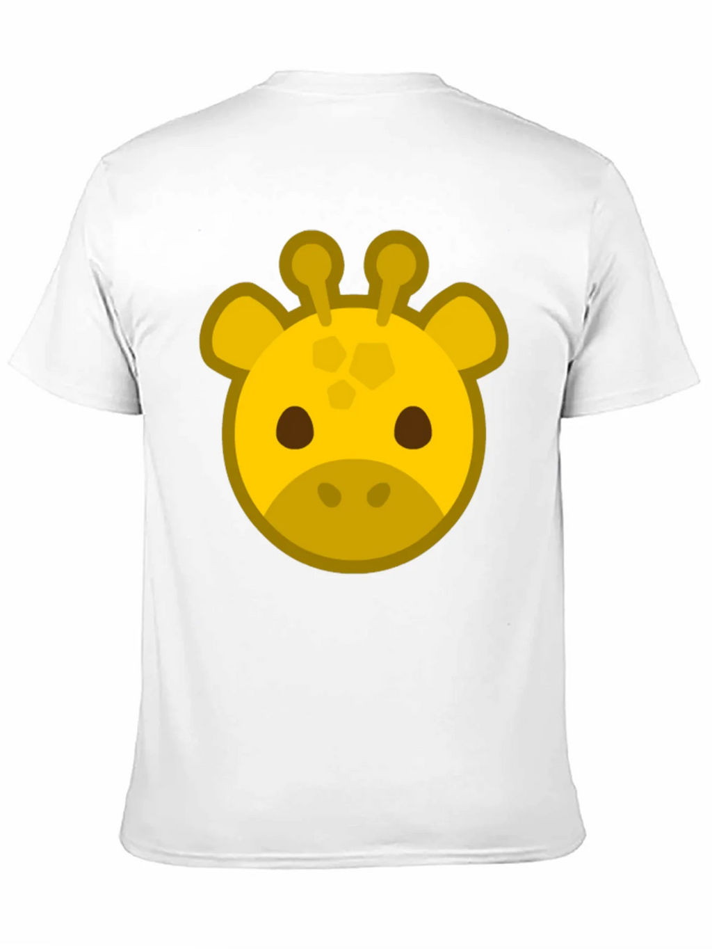 Giraffe Face Black T-Shirt