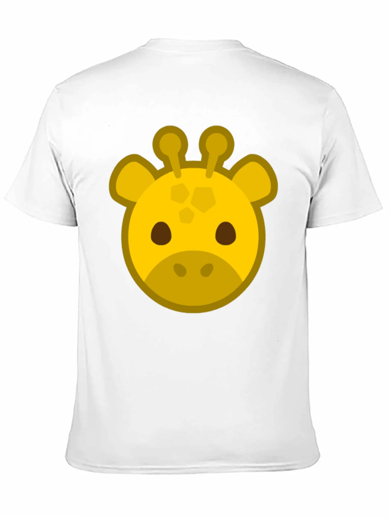 Giraffe Face Black T-Shirt