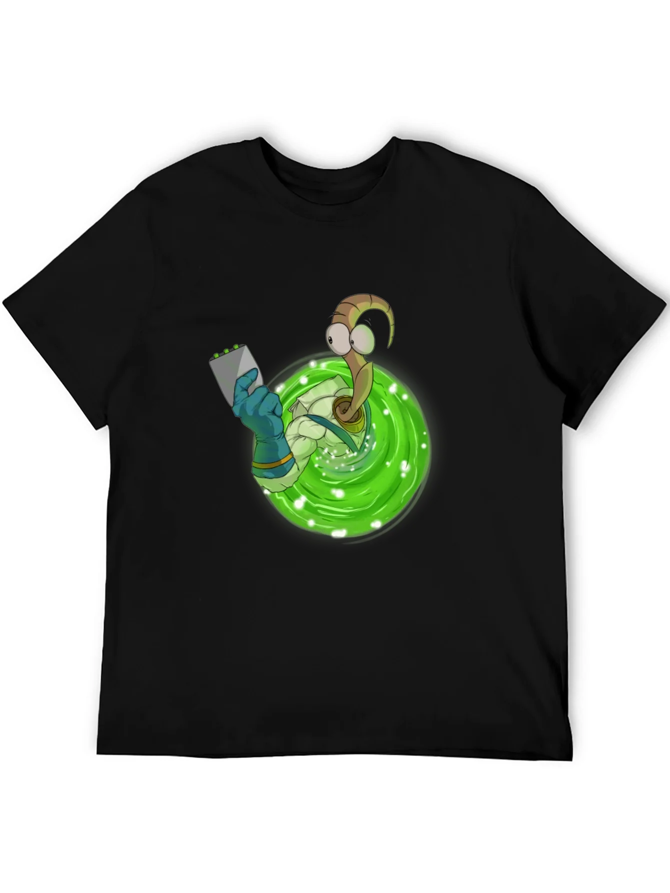 Earthworm Jim Portal T-Shirt - Black Graphic Tee